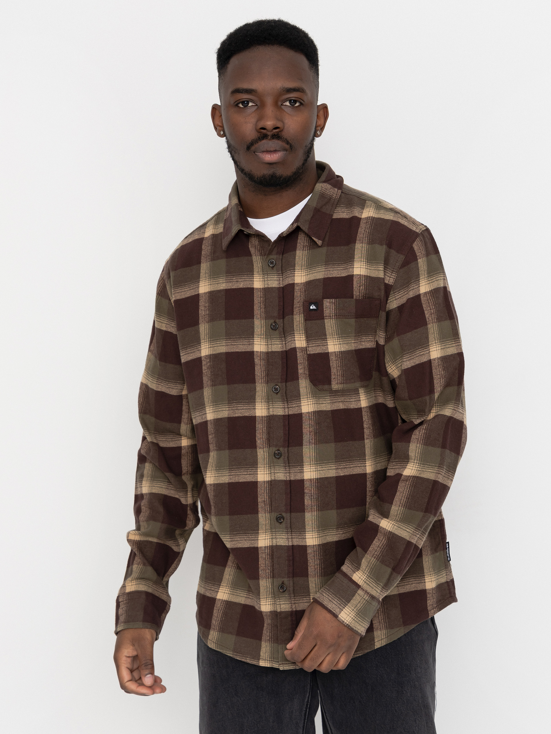 Kou0161eu013ea Quiksilver Motherfly Plaid (grape leaf motherfly)