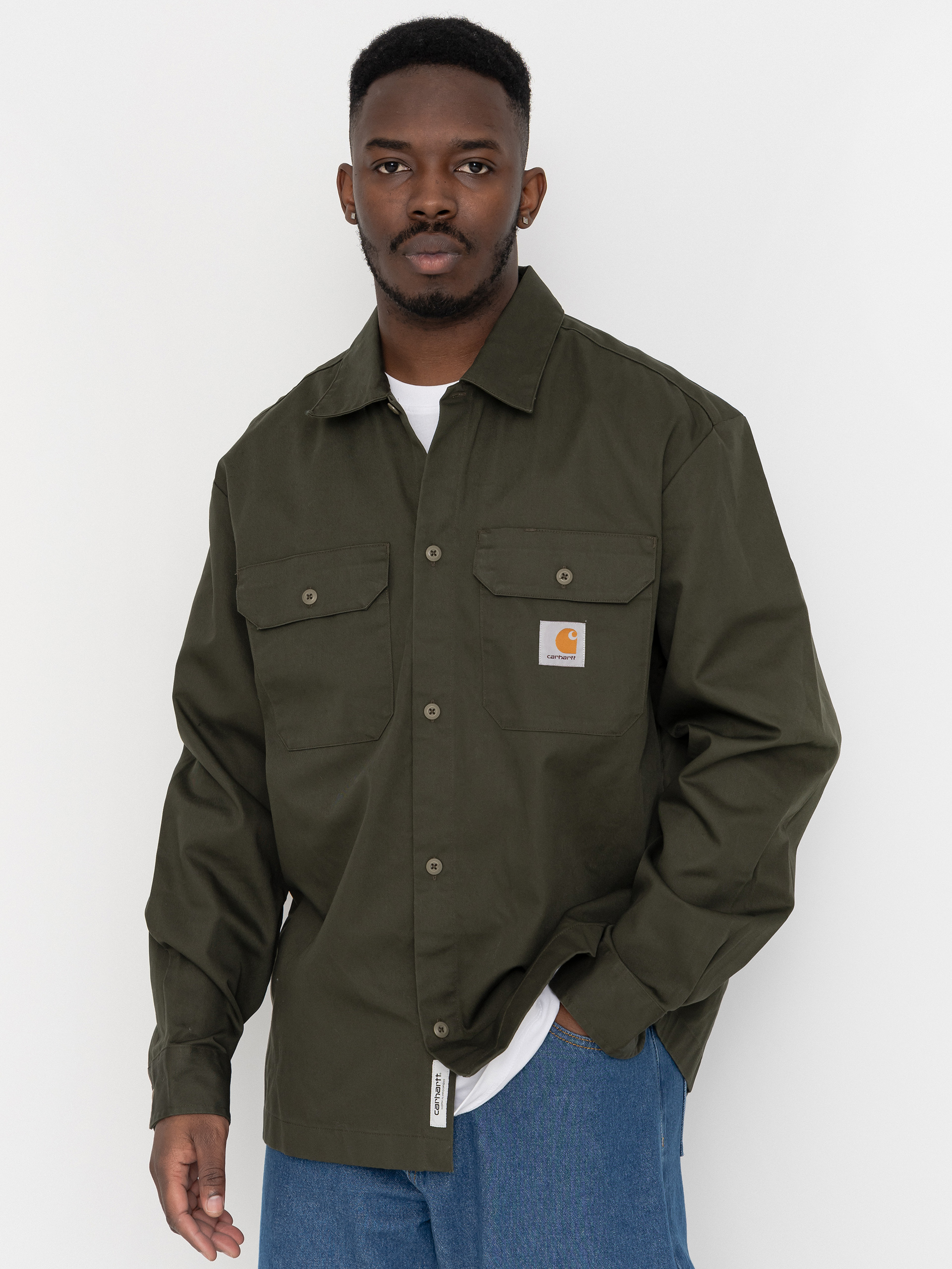 Košeľa Carhartt WIP Craft (cypress)