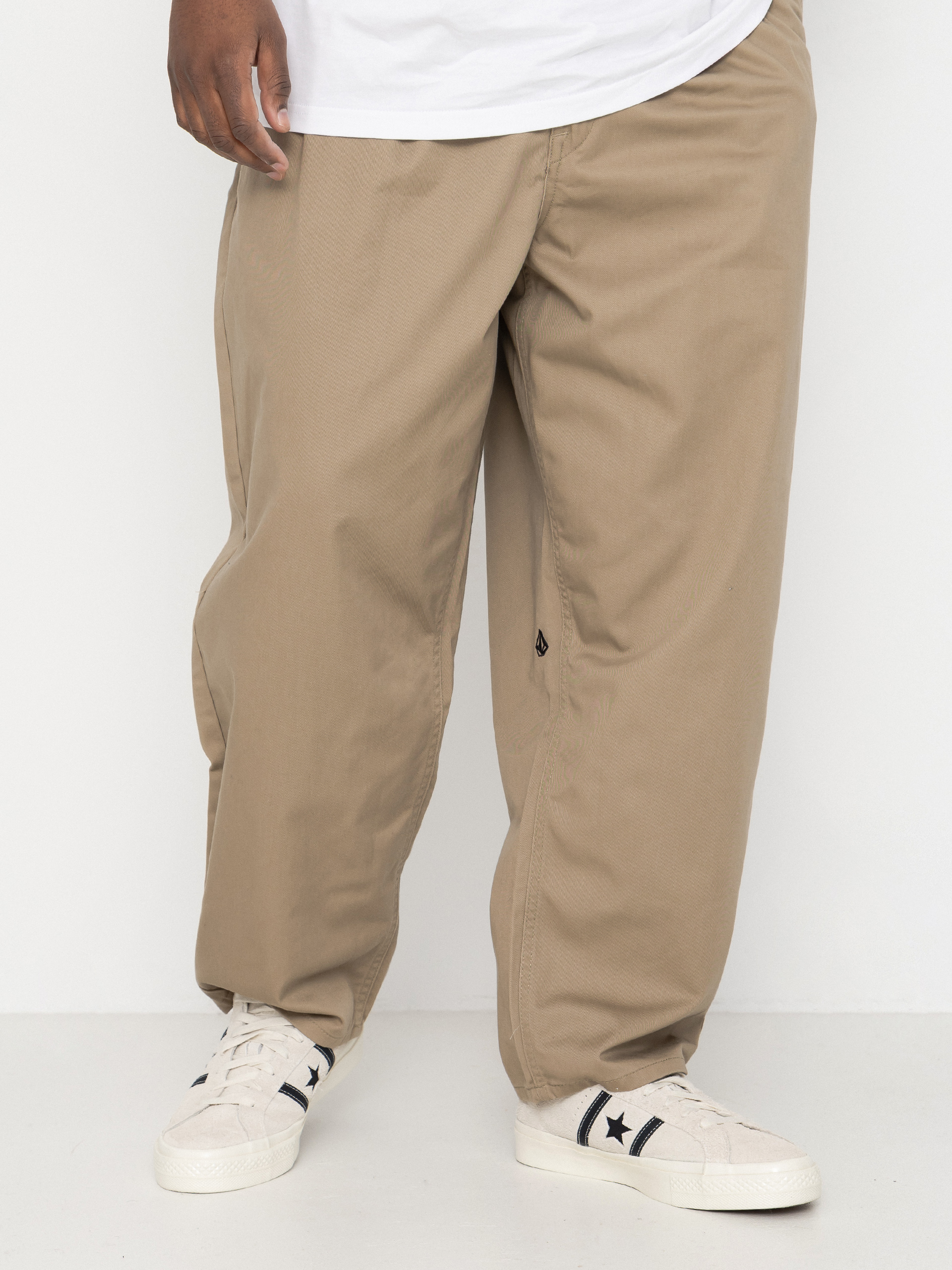 Nohavice Volcom Holter Pleat (khaki)
