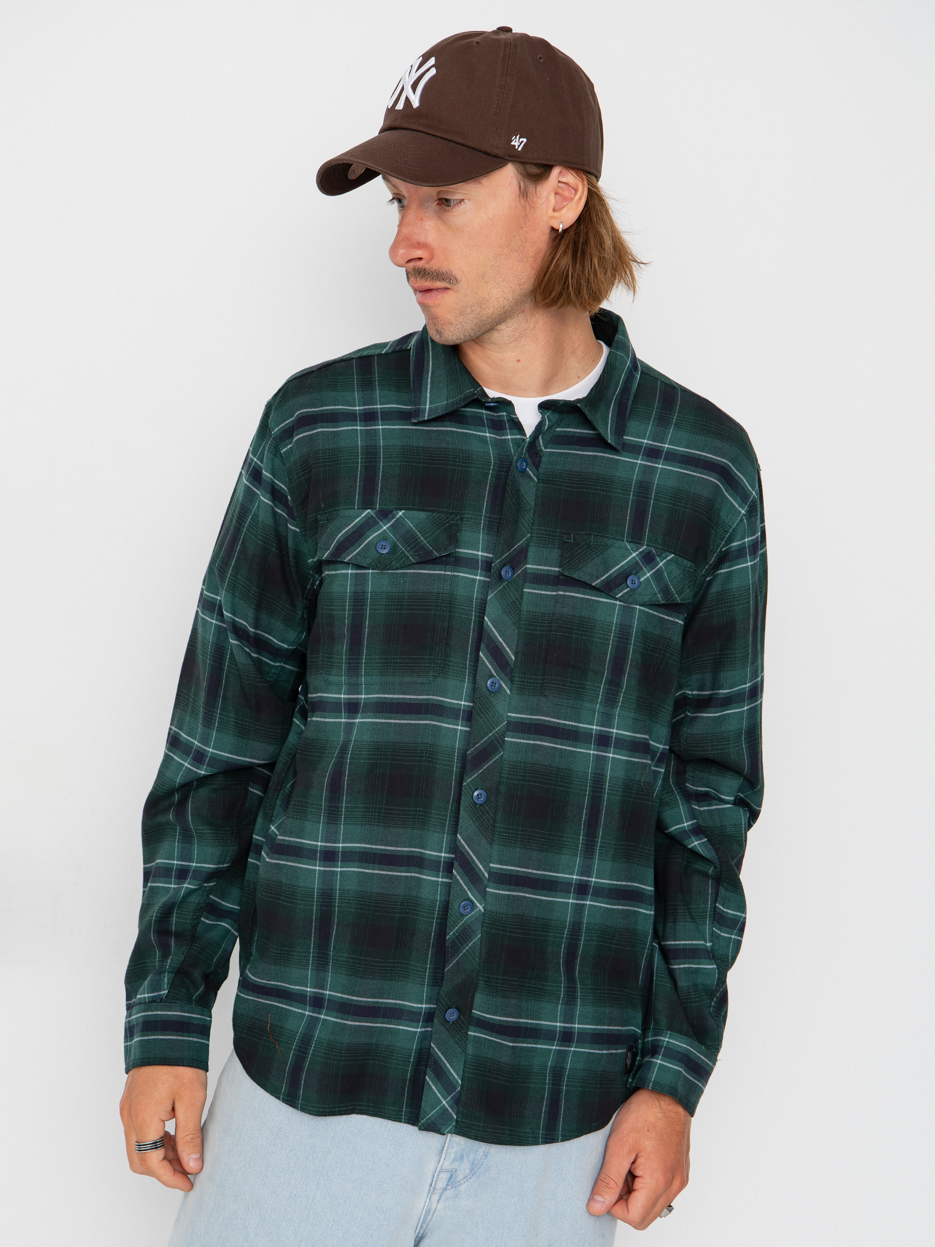 Košeľa Fox Survivalist Stretch Flannel (dp fern)