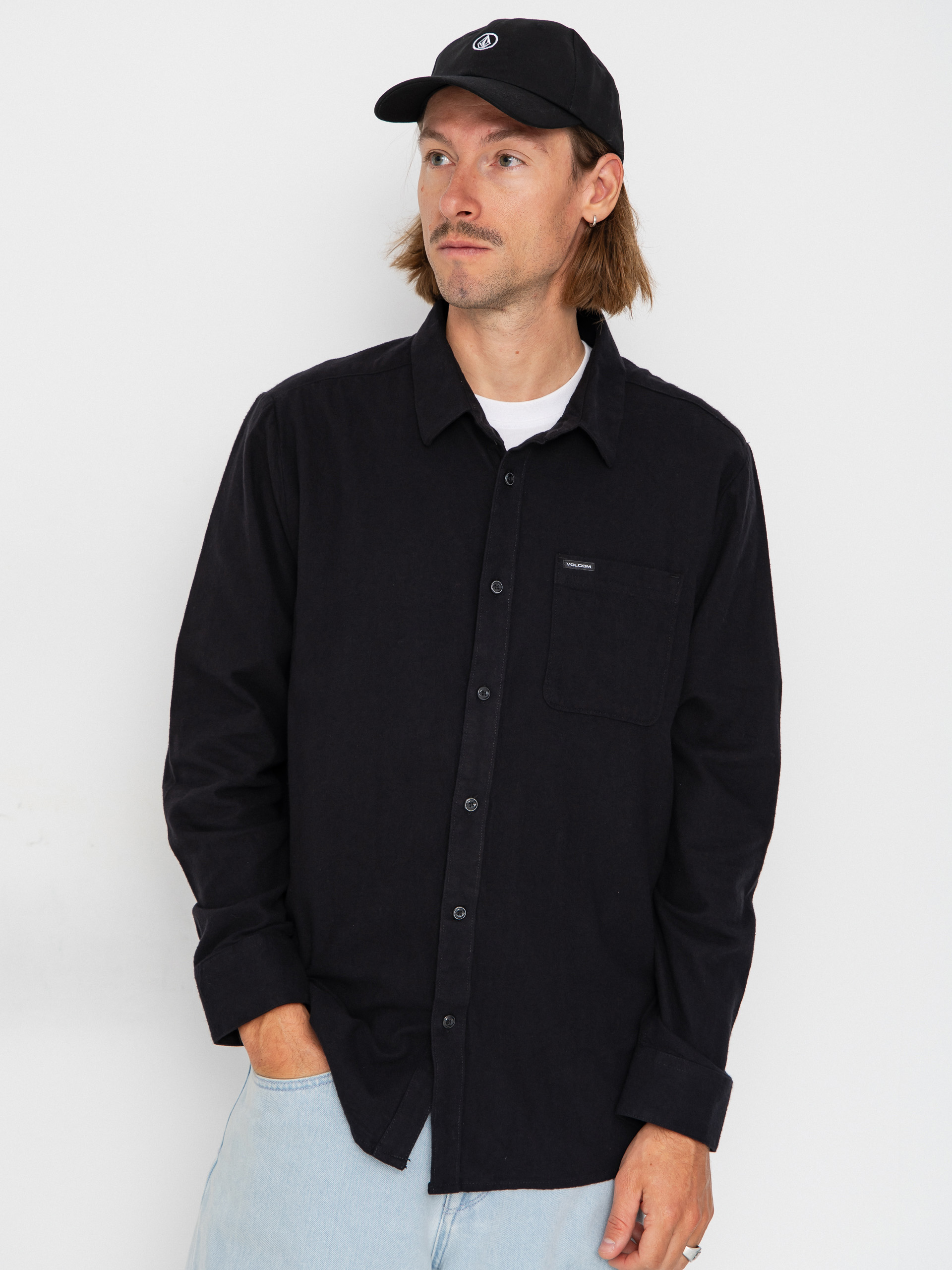 Košeľa Volcom Caden Solid Ls