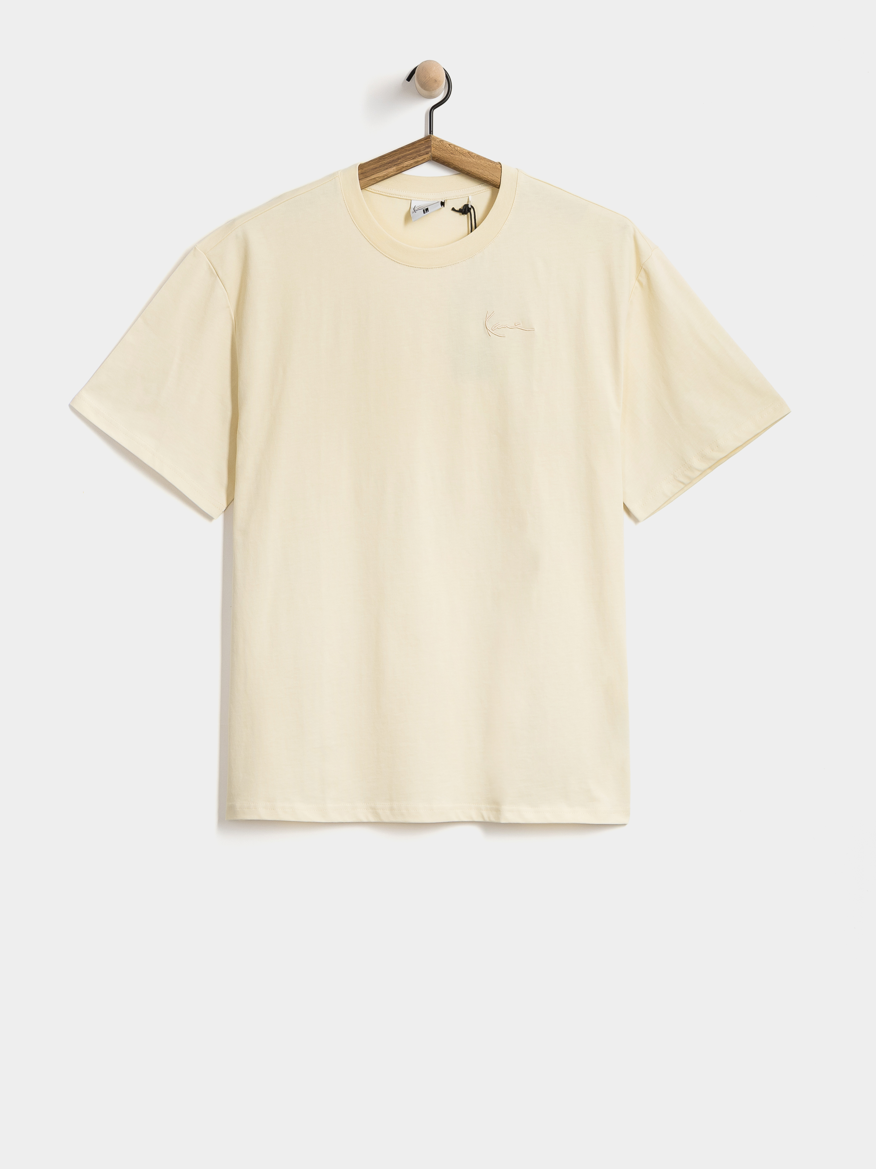 Tričko Karl Kani Signature Hoop Oversized (off white)
