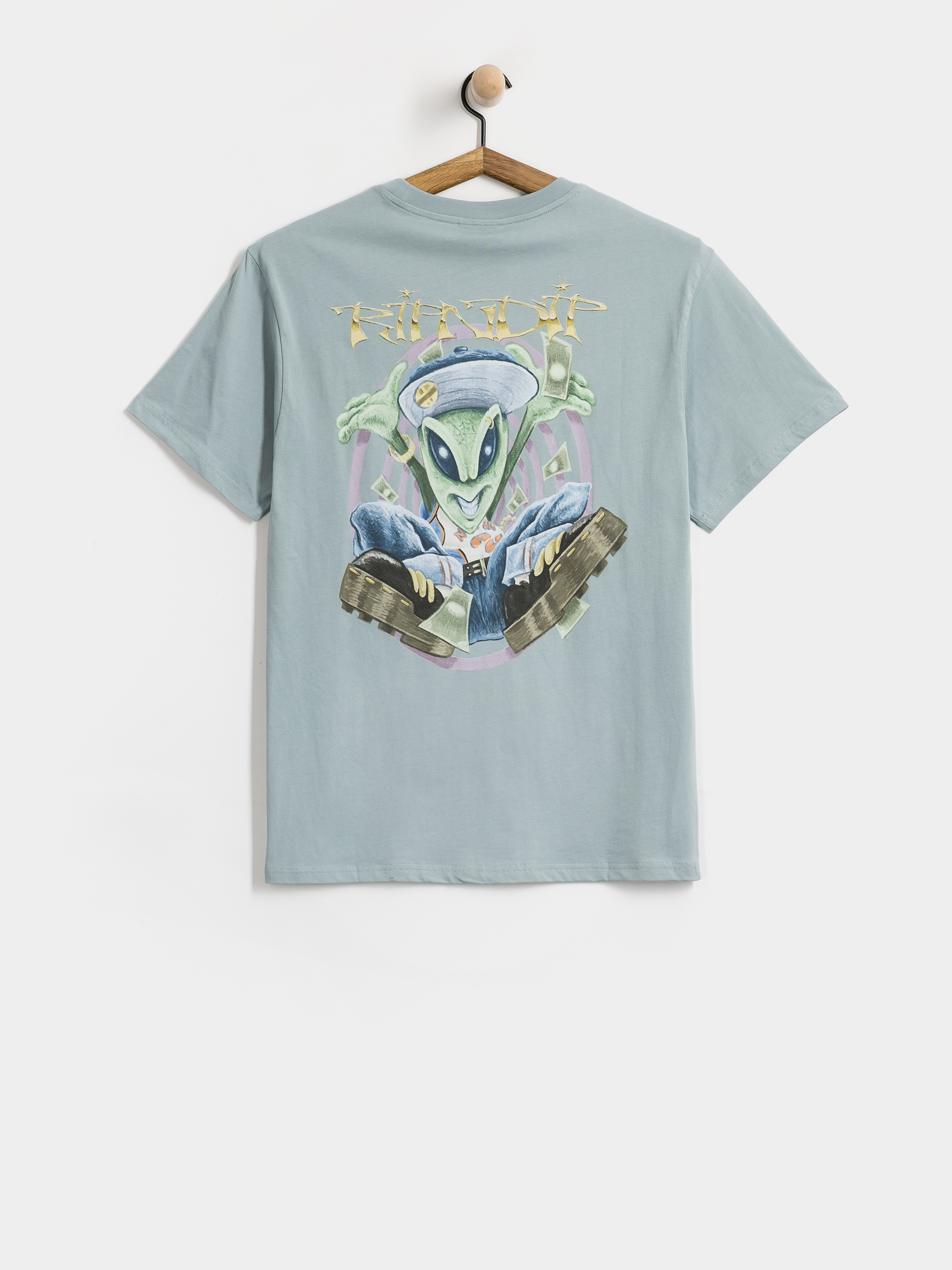 Tričko RipNDip Yung Money (silver blue)