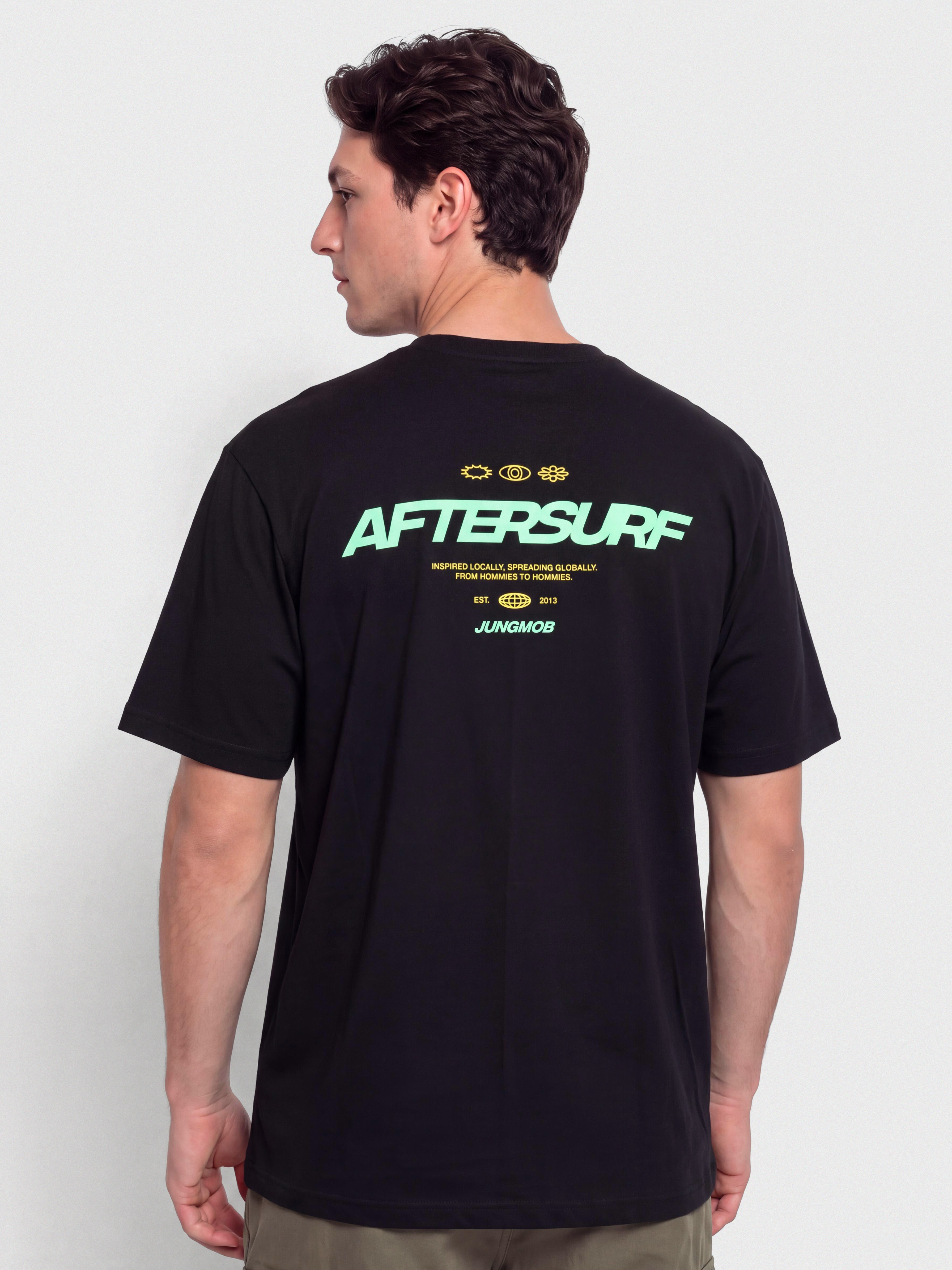 Tričko Jungmob Aftersurf (black)