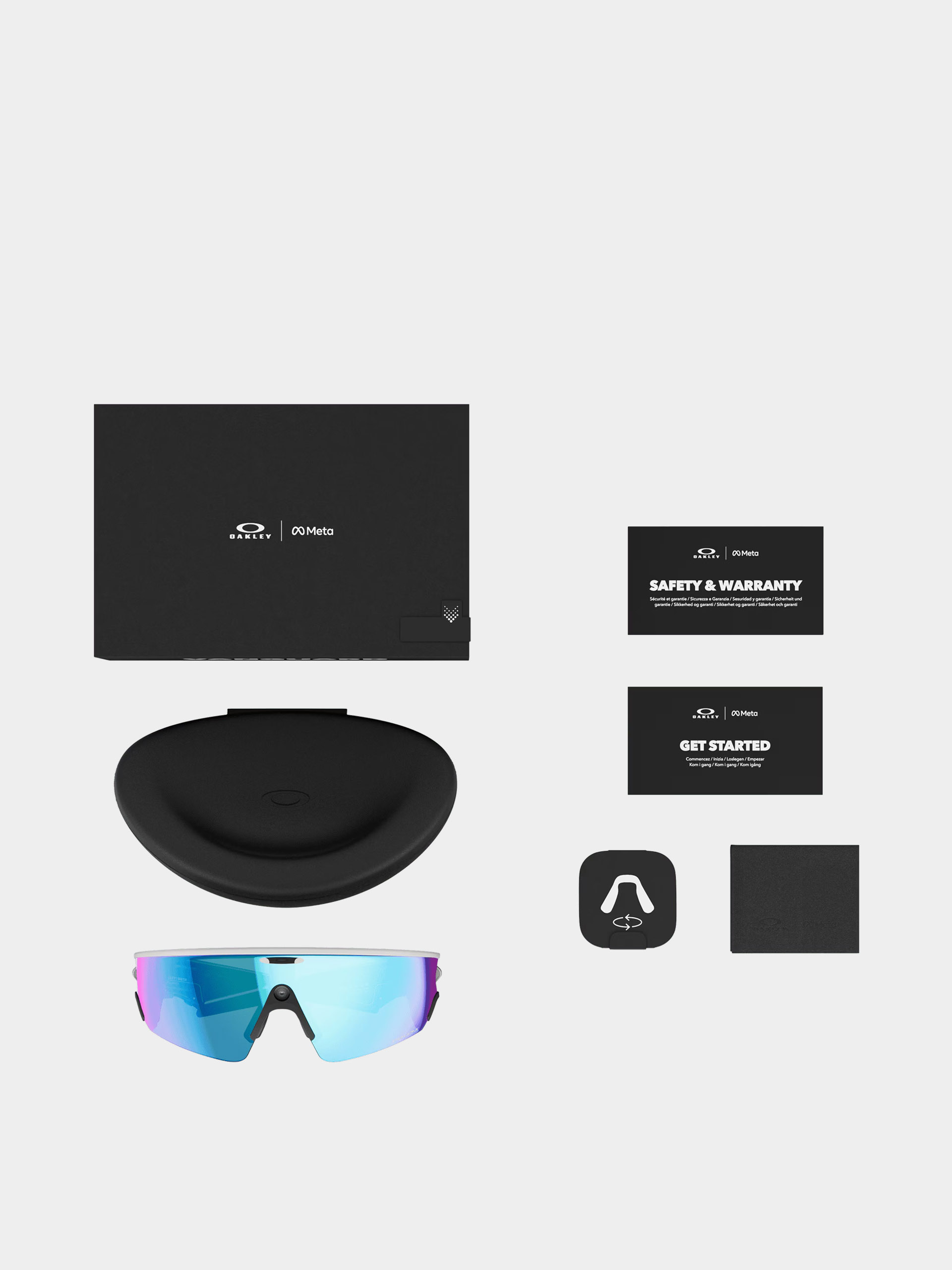 Slnečné okuliare Oakley Meta AI Vanguard (white/prizm sapphire)