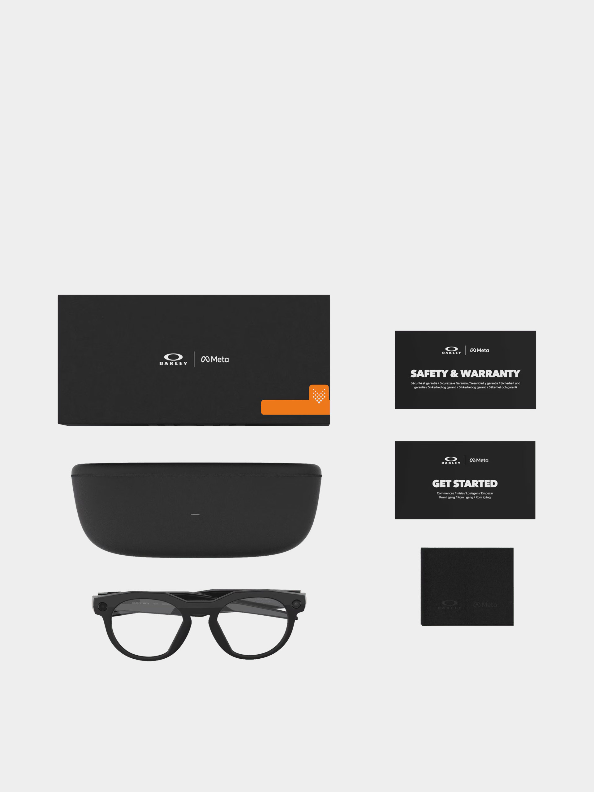 Slnečné okuliare Oakley Meta AI HSTN (black/clear)
