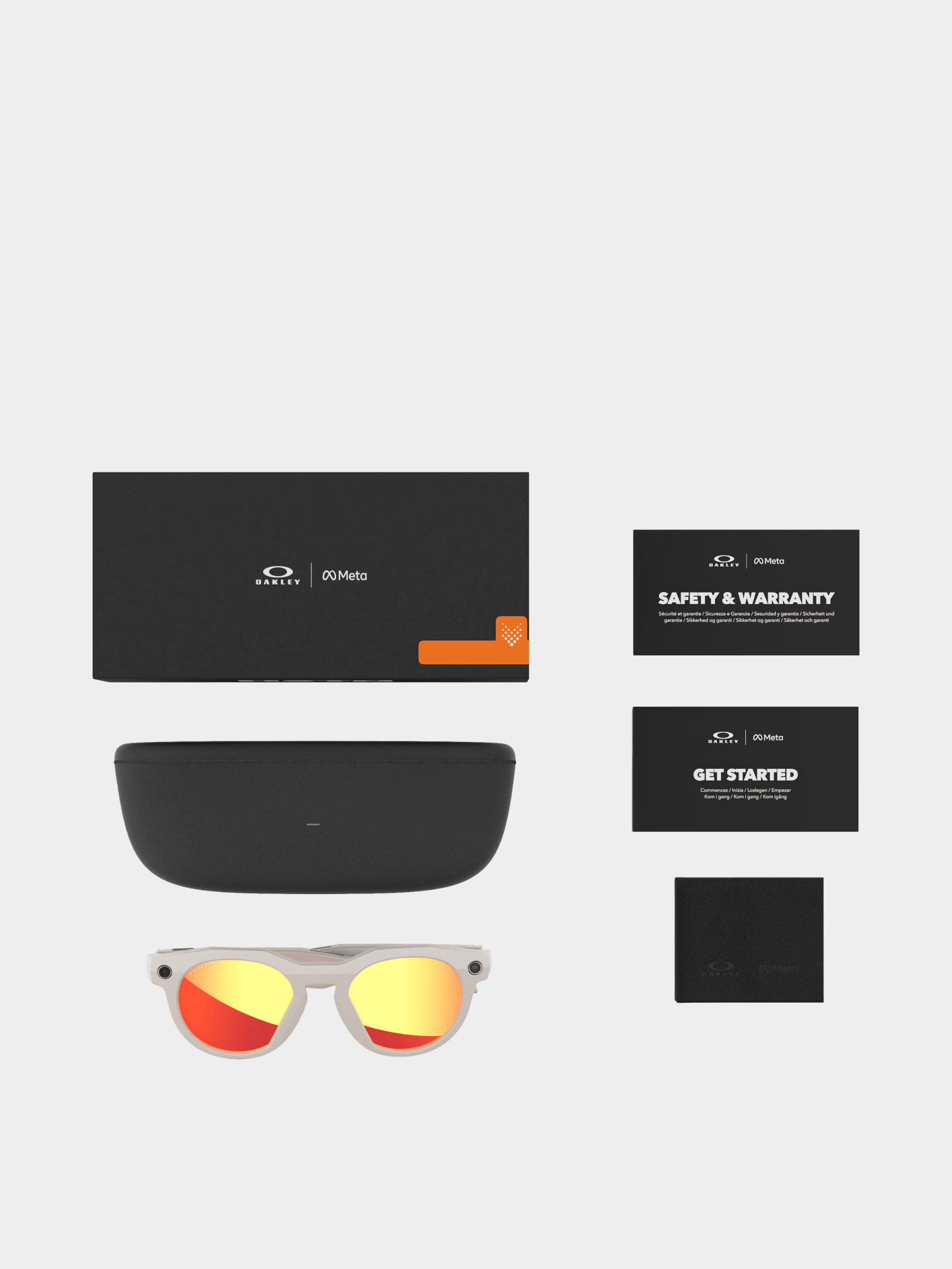 Slnečné okuliare Oakley Meta AI HSTN (warm grey/prizm ruby)