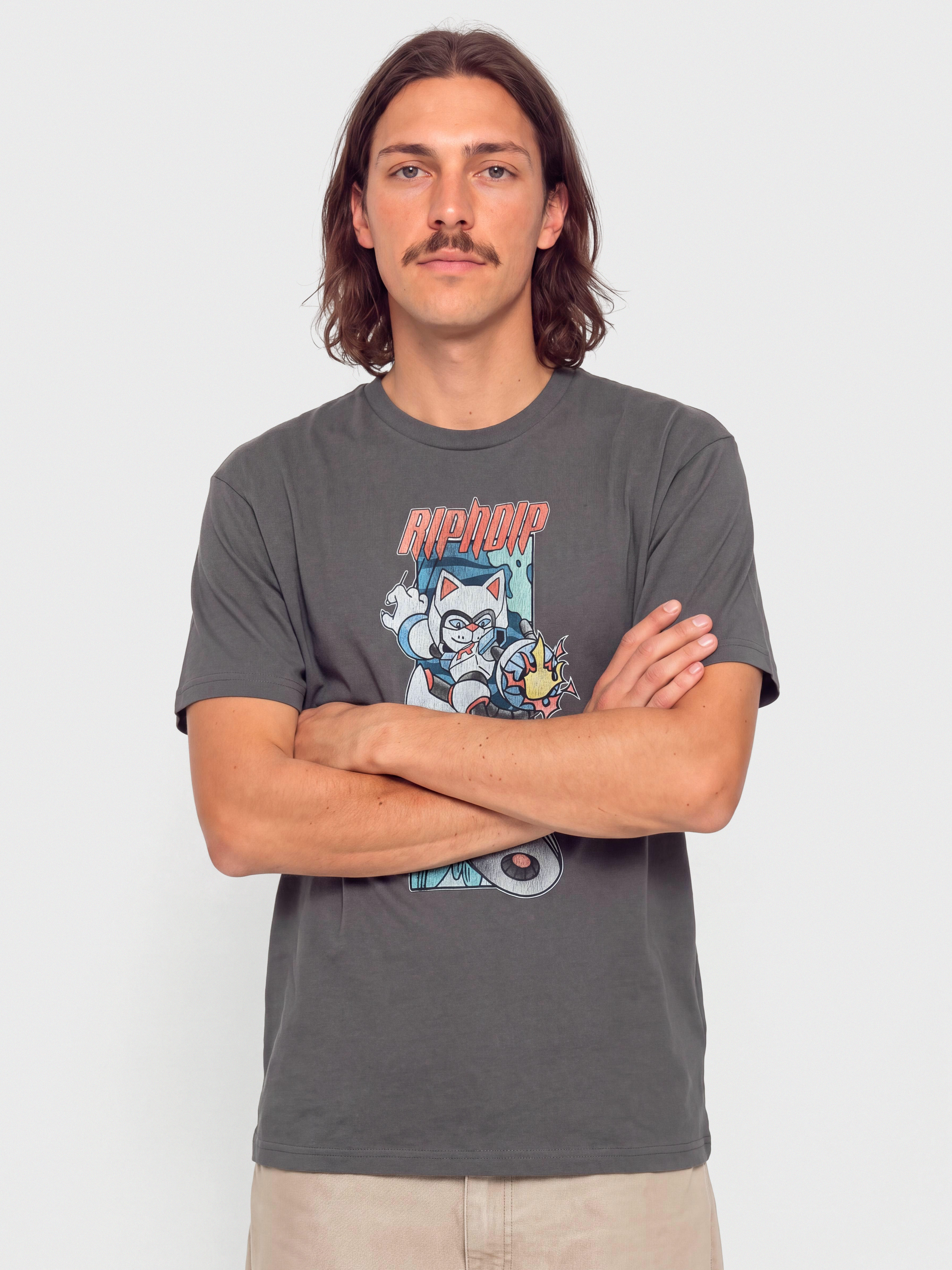 Tričko RipNDip Rokkunerm (charcoal)