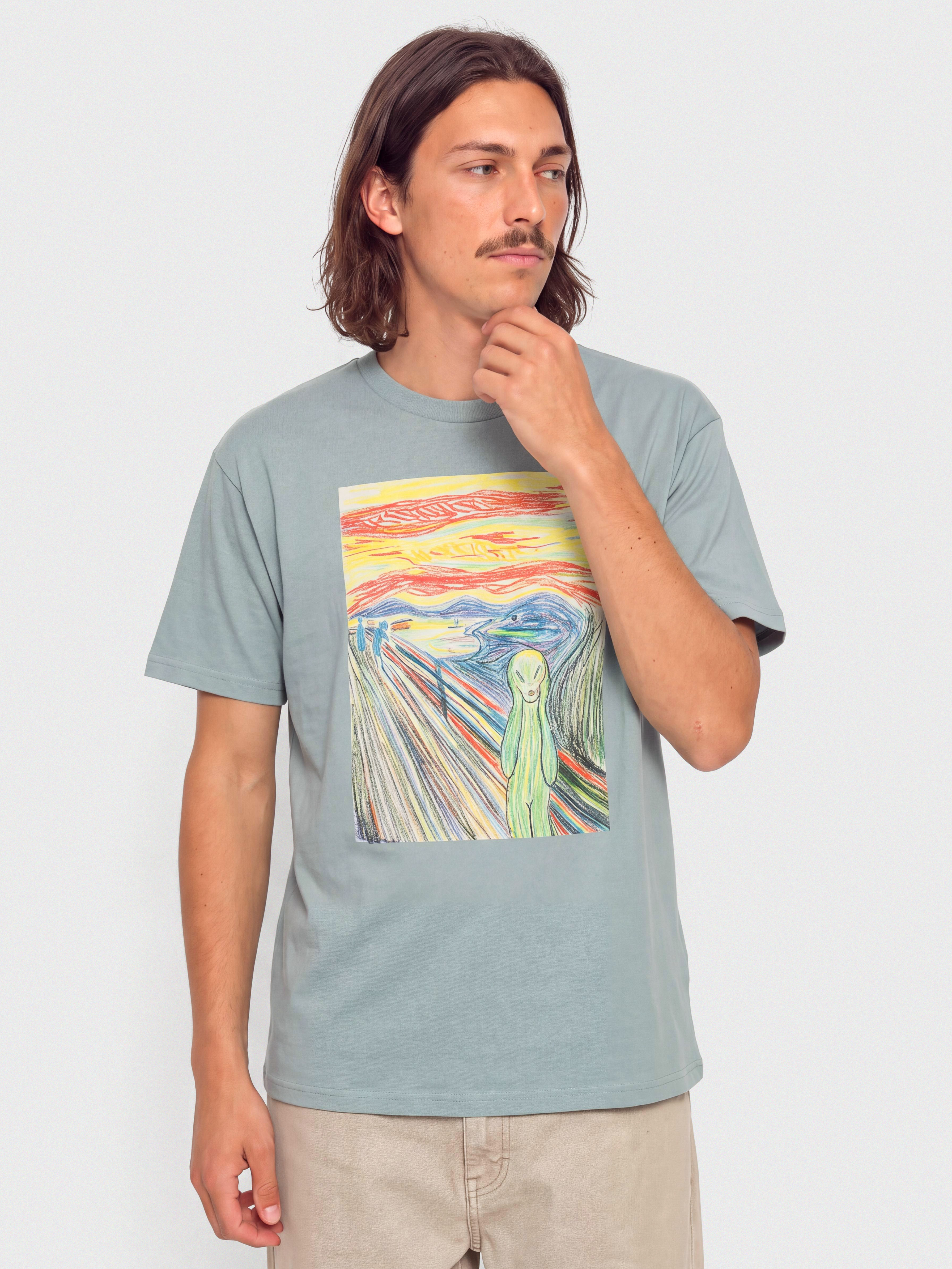 Tričko RipNDip Oslo (silver blue)