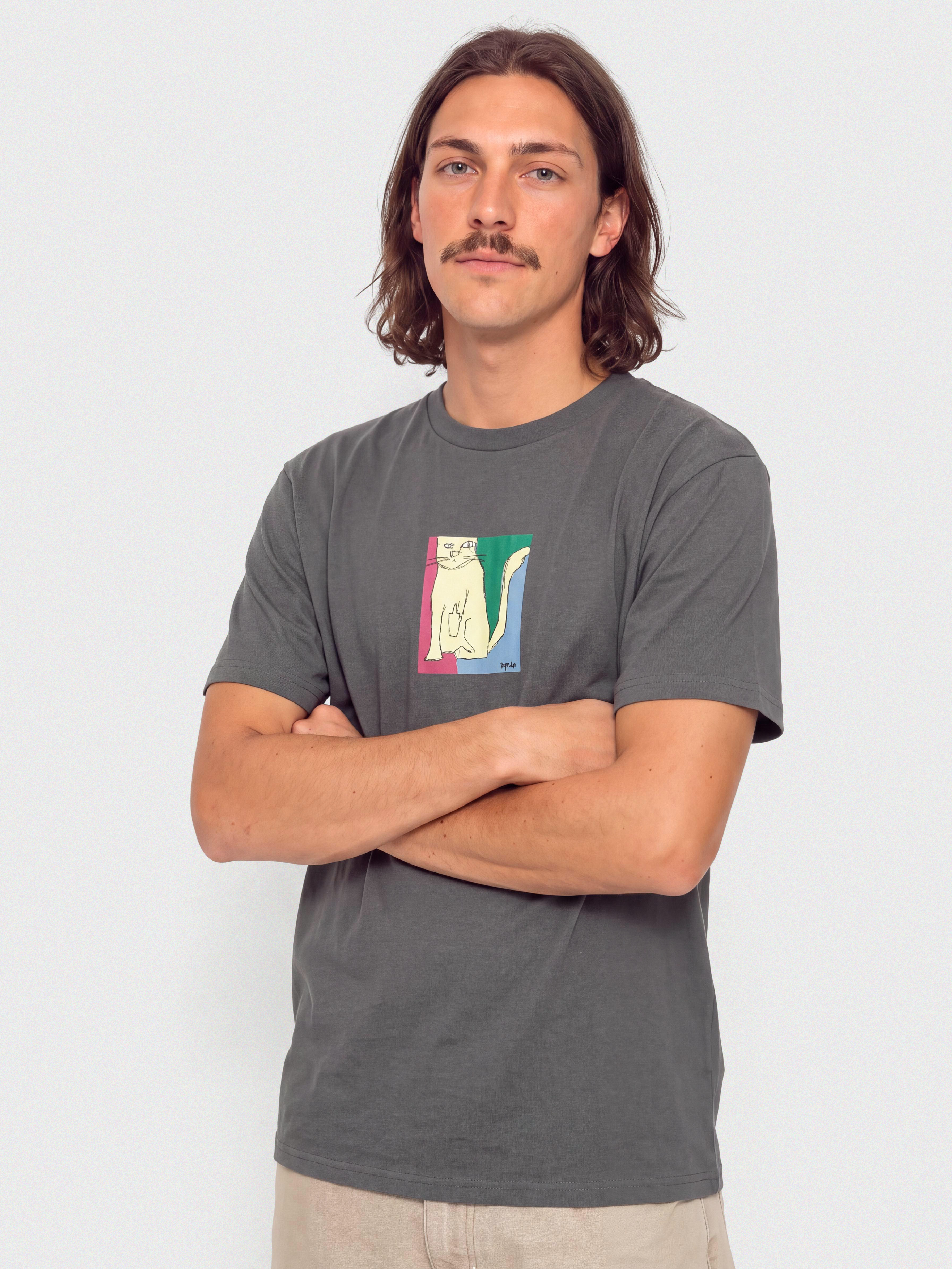 Tričko RipNDip Nermhol (charcoal)