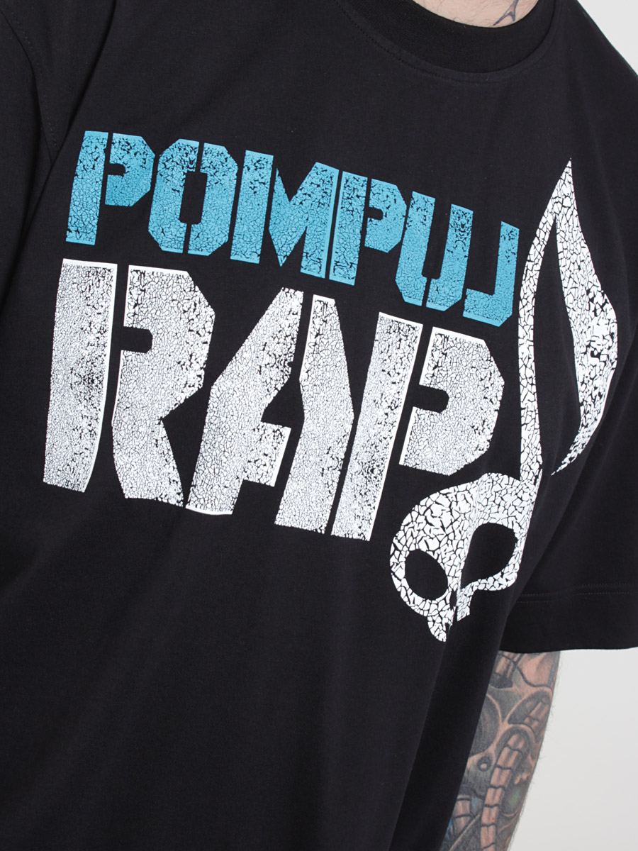 Tričko StoProcent Pompuj Rap (black)