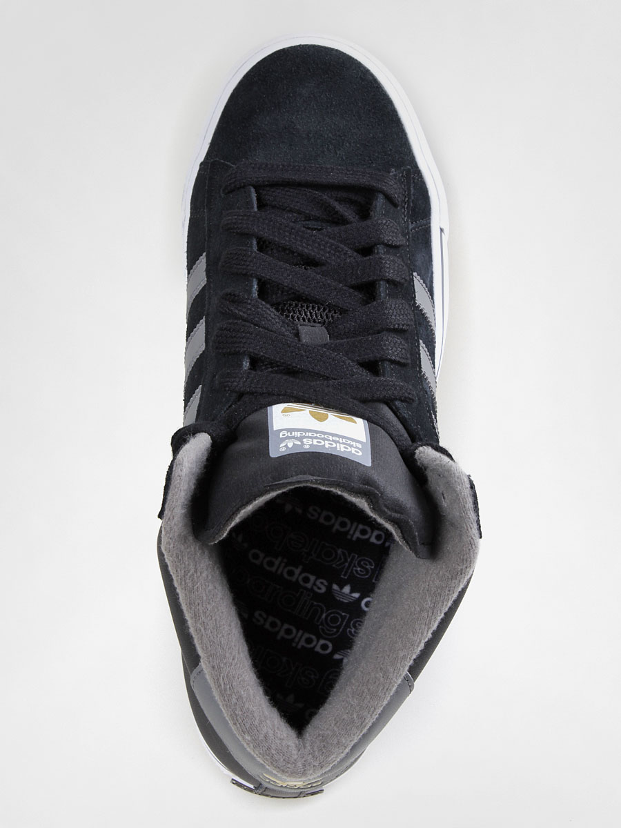 Boty Adidas Campus Vulc Mid - ierna (black/dark cinder/running white)