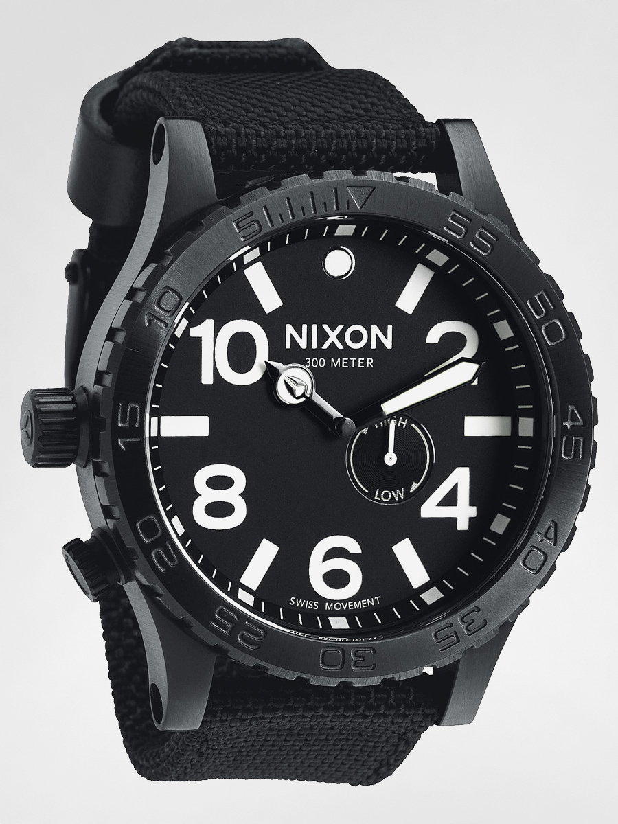 Hodinky Nixon 51-30 Tide (all black nylon)