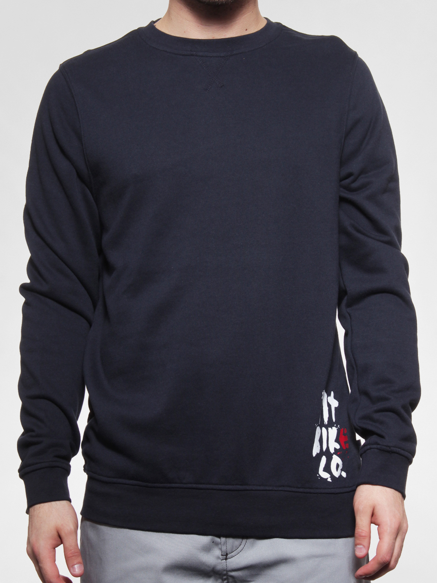 Mikina Etnies SMU Fit Bike Crew (dk nvy)