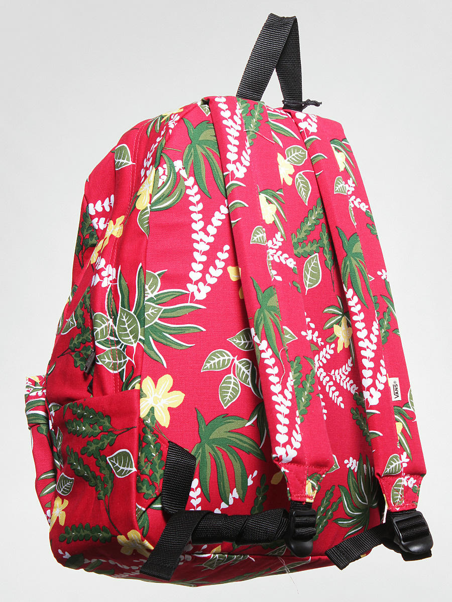 Vans old skool ii backpack red on sale hawaiian