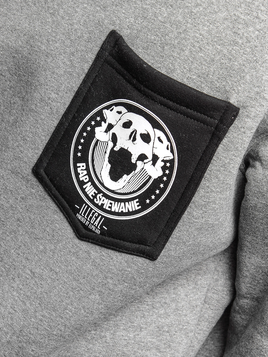 Mikina El Polako Rap Nie Spiewanie (grey)