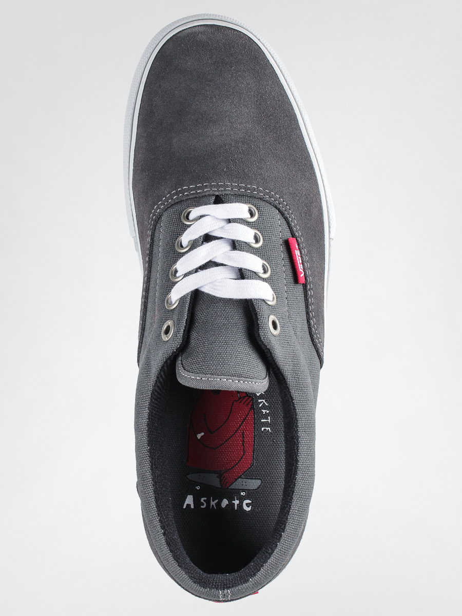 Boty Vans Era Laceless Pro šedá (a skate/charcoal)