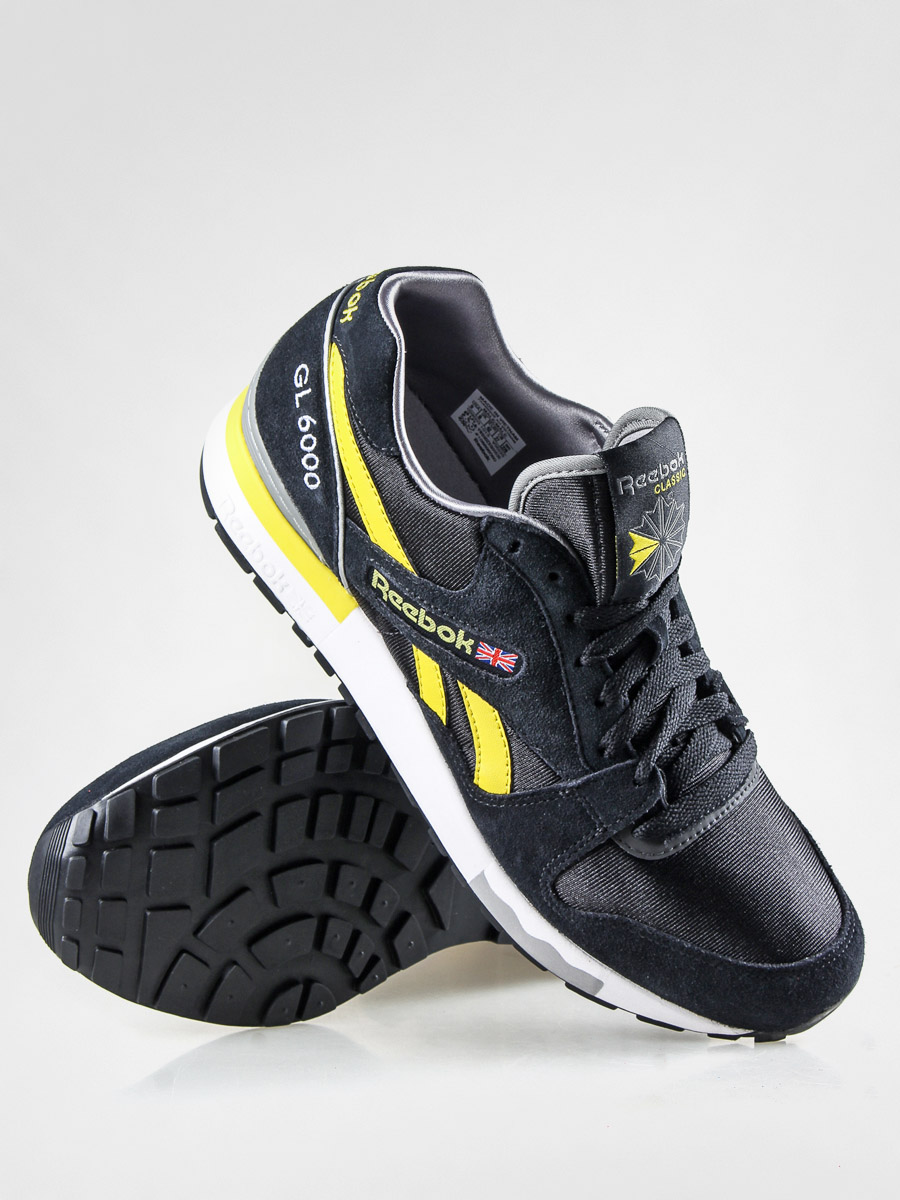 reebok gl 6000 black and yellow