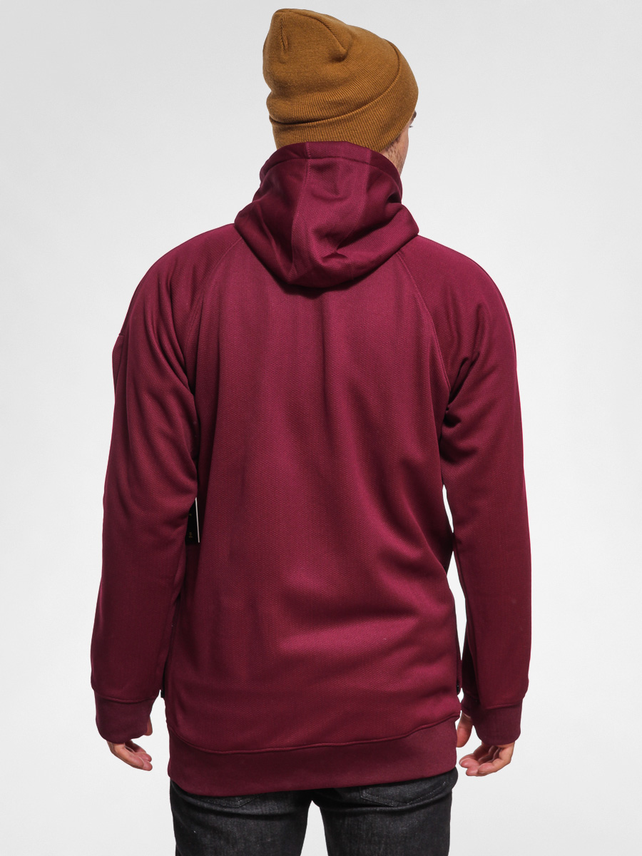 Pánska Mikina s kapucňou Analog TRANSPOSE RDBL ZHD (burgundy)