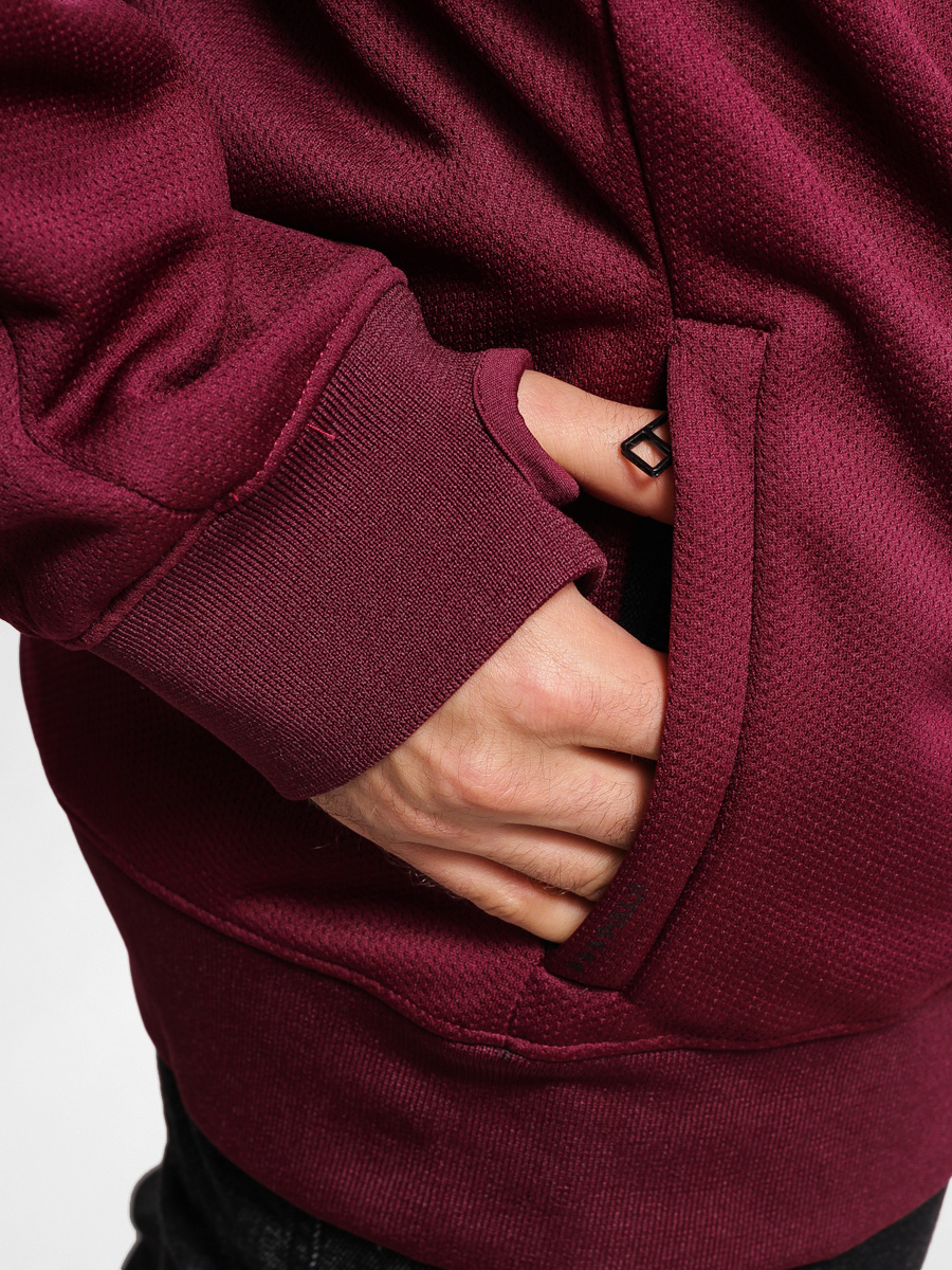 Pánska Mikina s kapucňou Analog TRANSPOSE RDBL ZHD (burgundy)