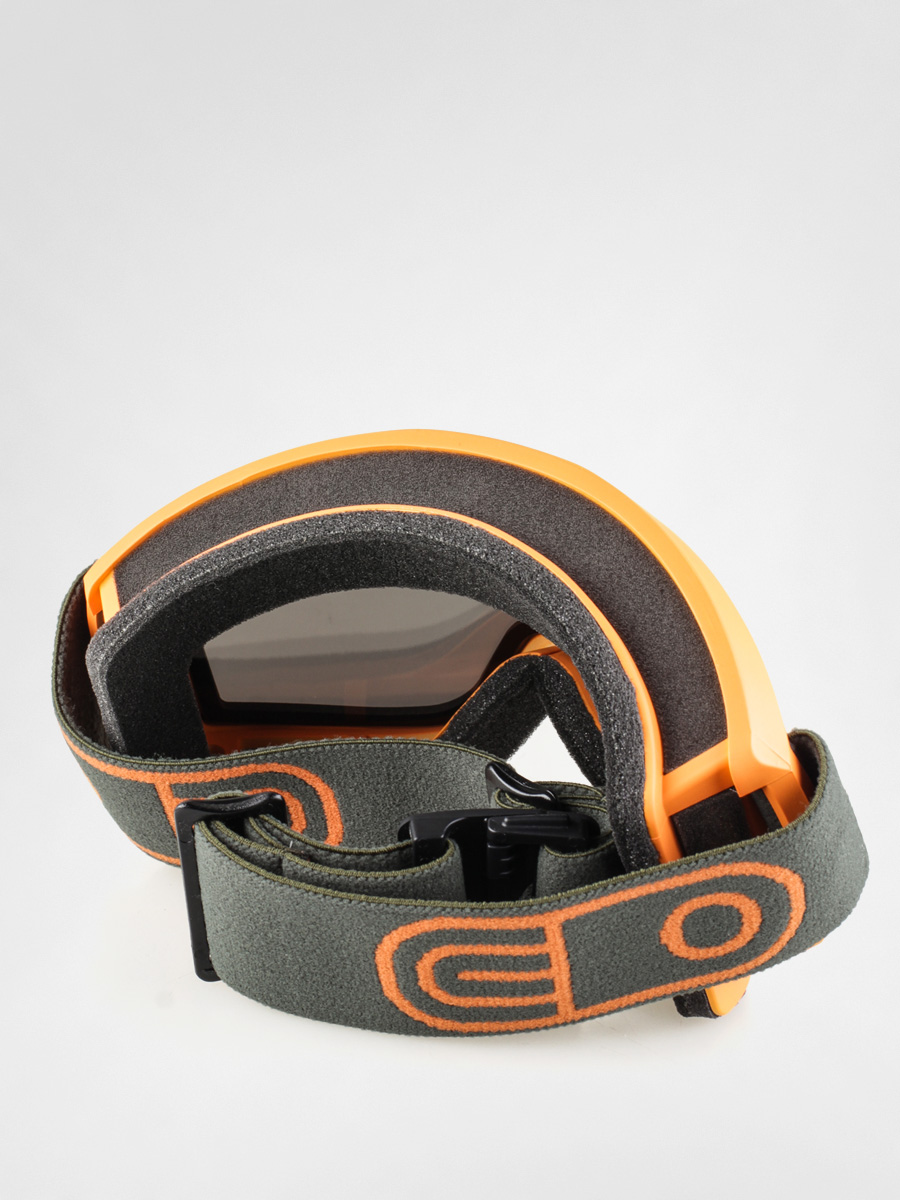Okuliare na snowboard Airblaster Airpill (orange/grey chrome)