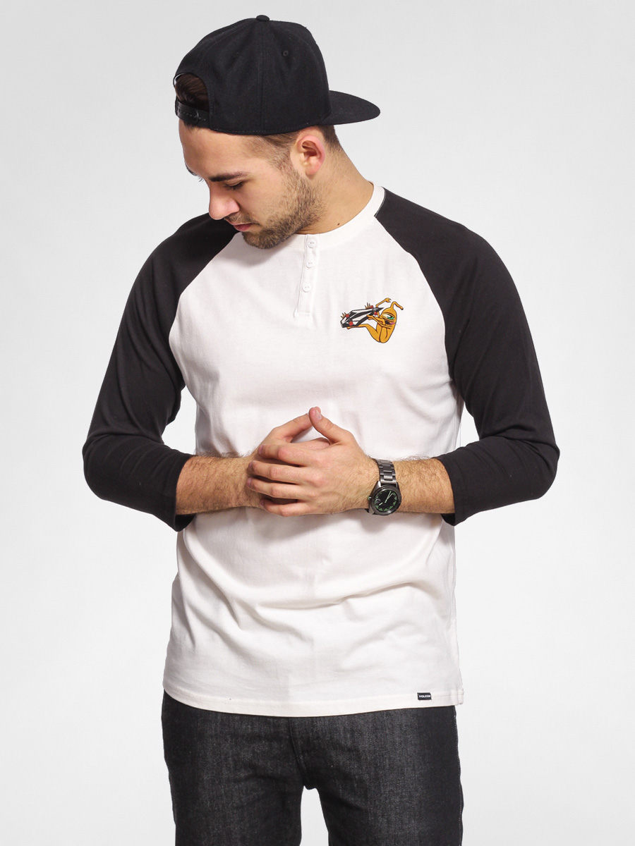 Tričko Volcom Volcom X Toy Machine 3I4 Slv (wht)