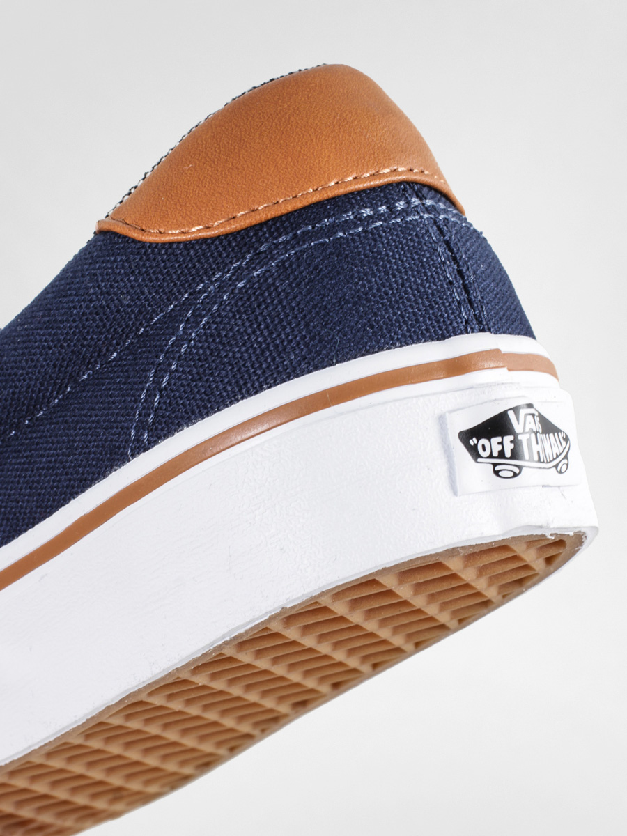vans slip-on 59 (c and l) dress blues/tweed