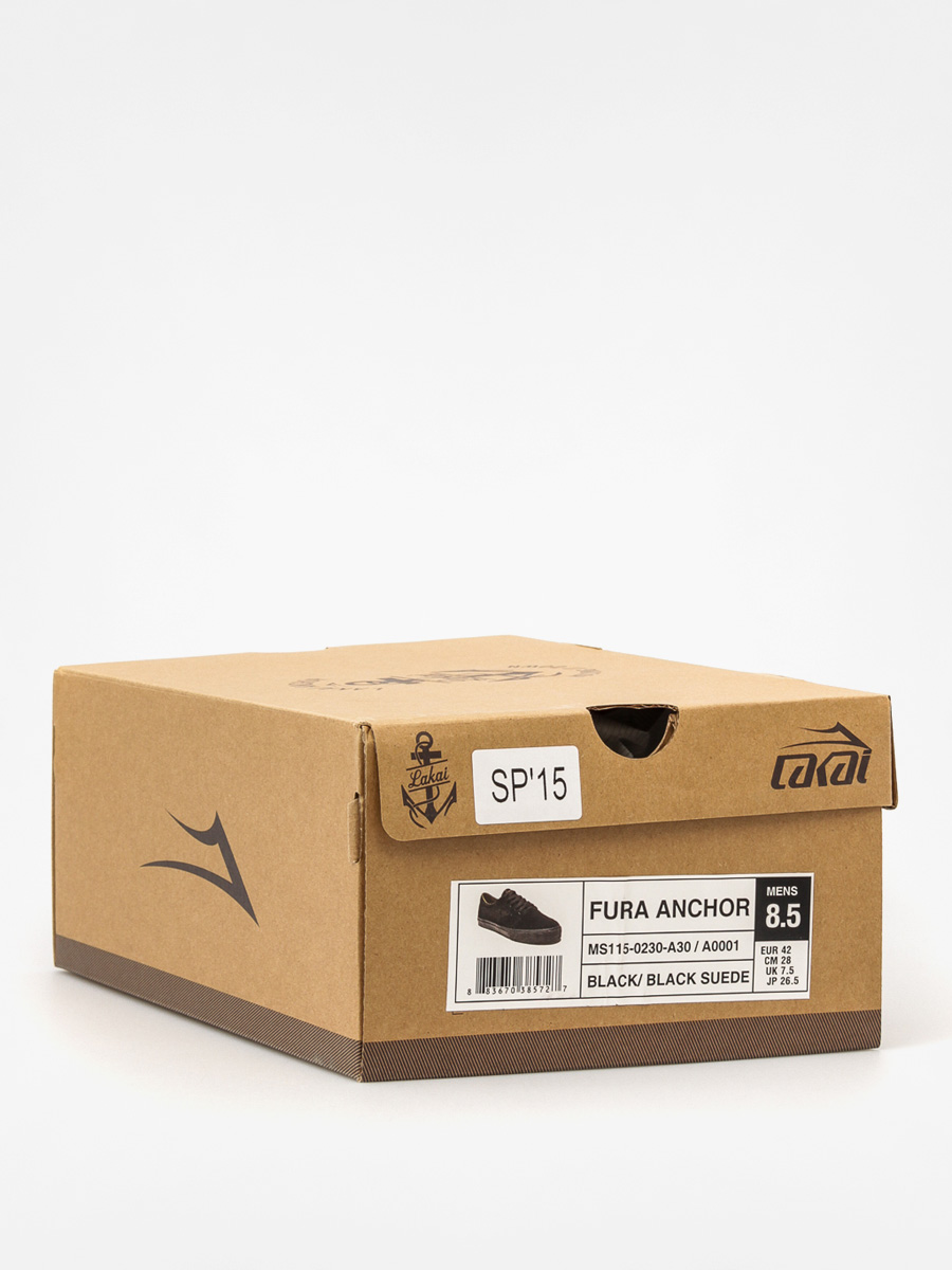 Topánky Lakai Fura Anchor (black/black suede)