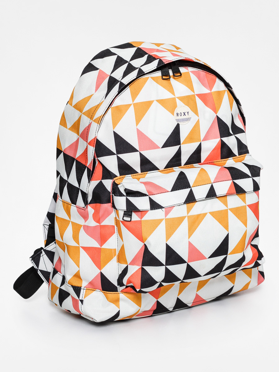 Batoh Roxy Be Young Wmn (black/white/orange/sand)