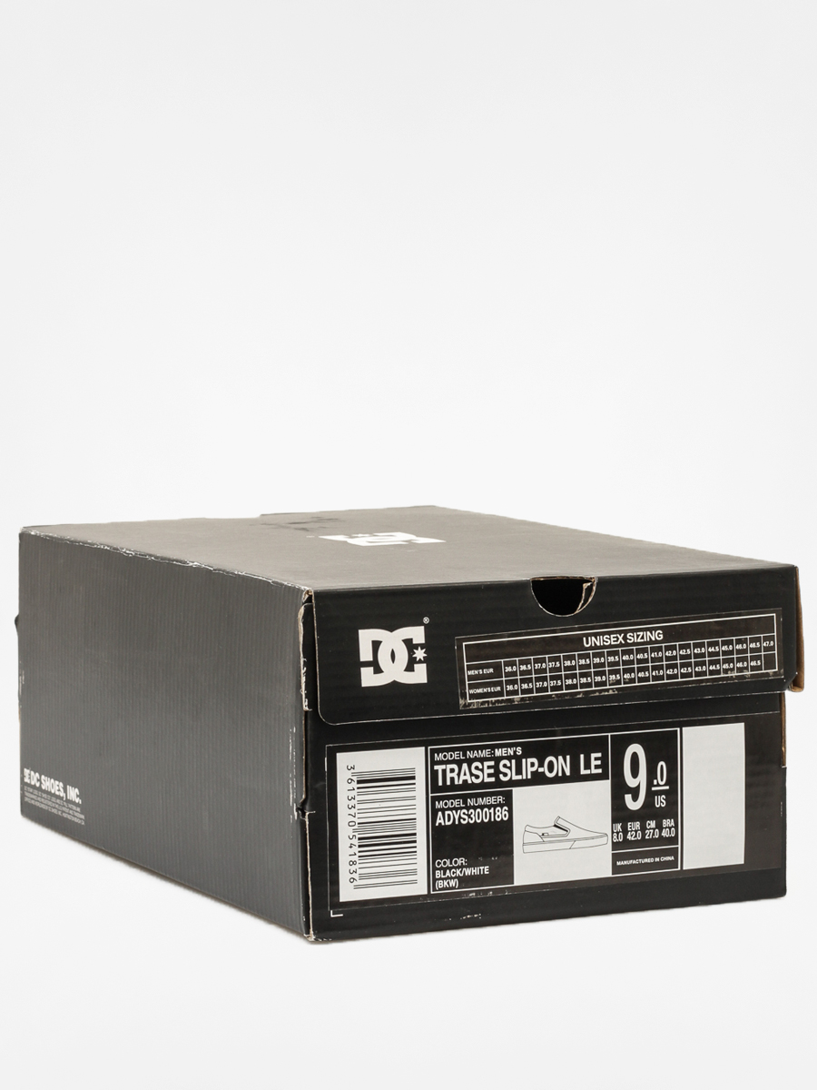 Topánky DC Trase Slip On Le (black/white)