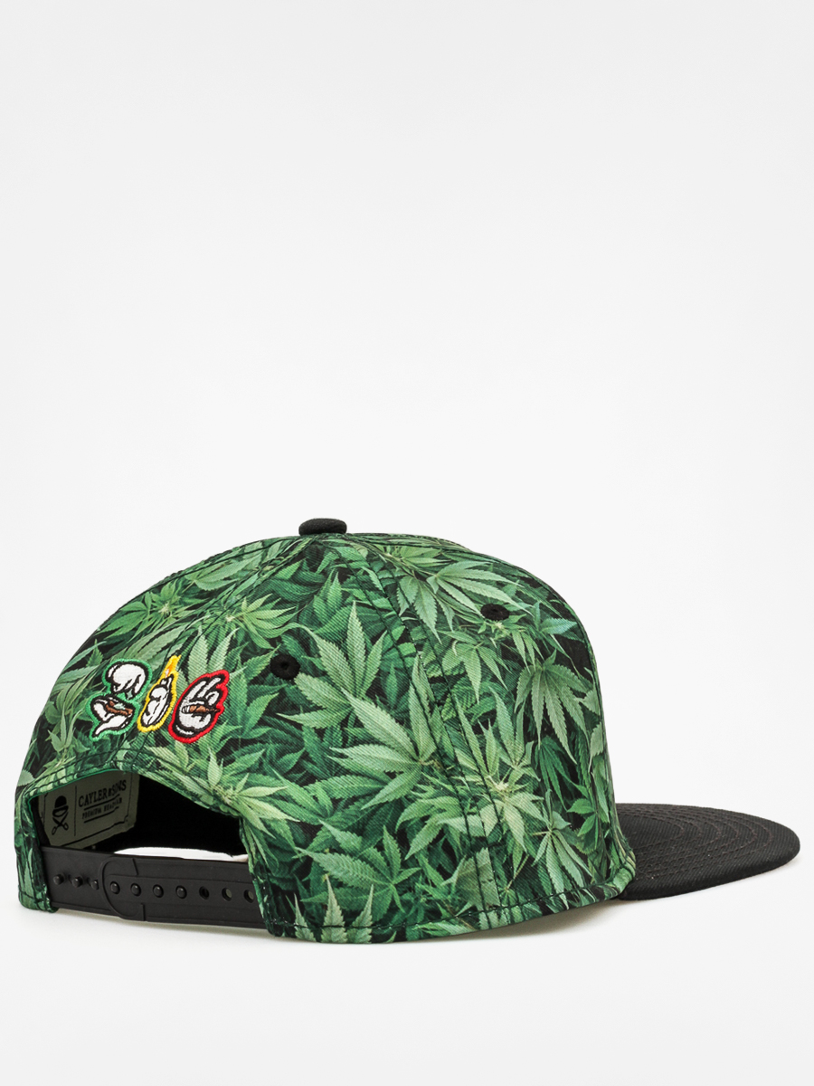 Šiltovka Cayler & Sons Roll Light Smoke ZD (green/mc/black/white)