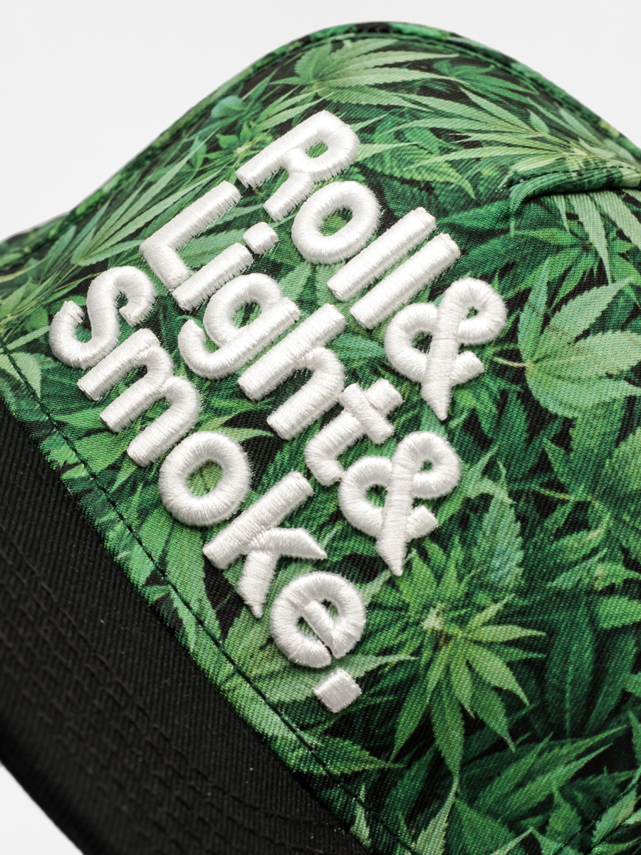 Šiltovka Cayler & Sons Roll Light Smoke ZD (green/mc/black/white)