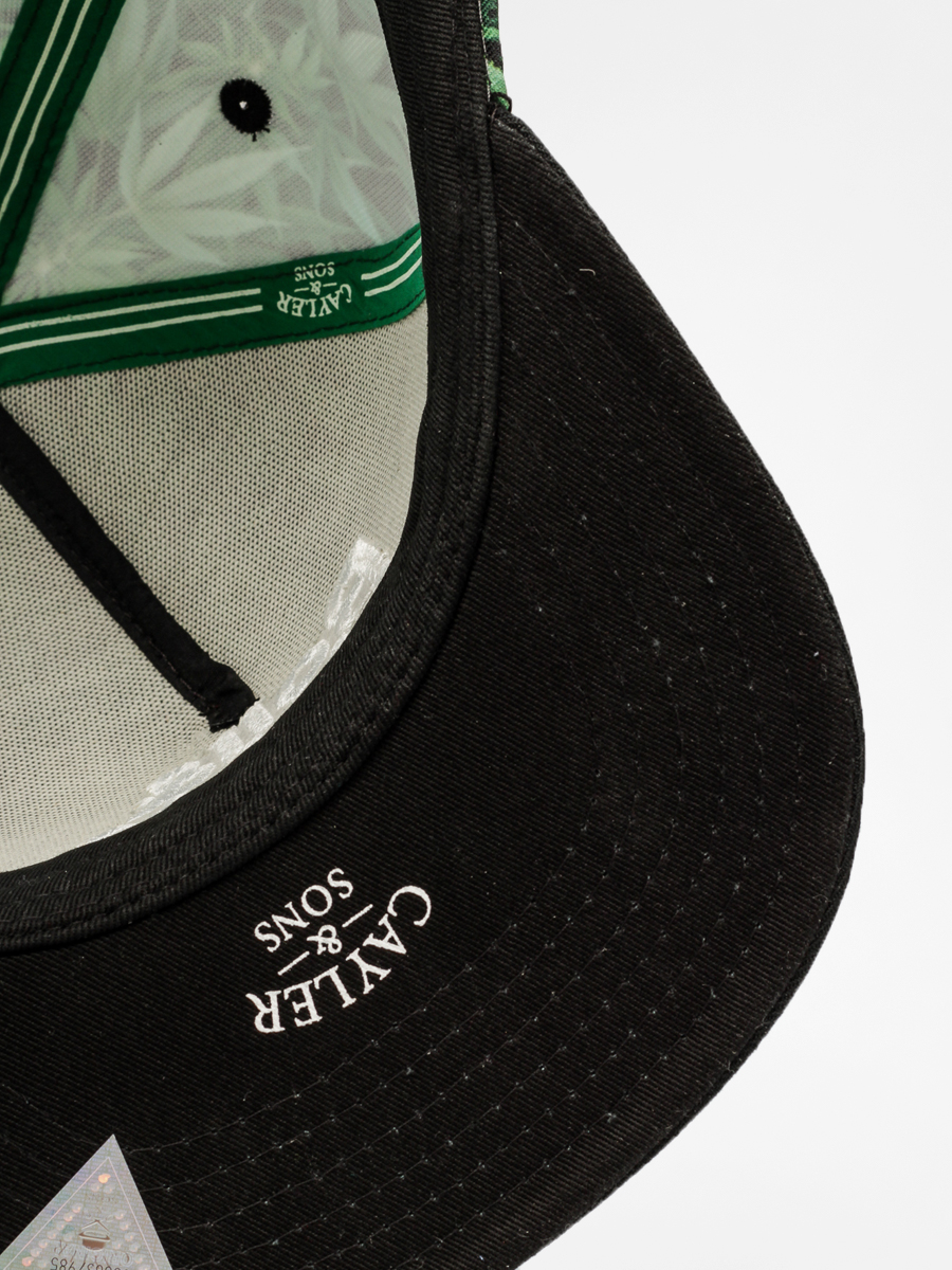 Šiltovka Cayler & Sons Roll Light Smoke ZD (green/mc/black/white)