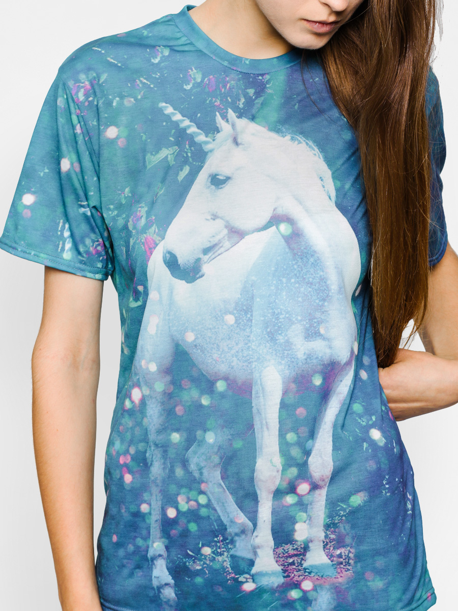 Tričko Mr. Gugu Unicorn Wmn (blue/multi)