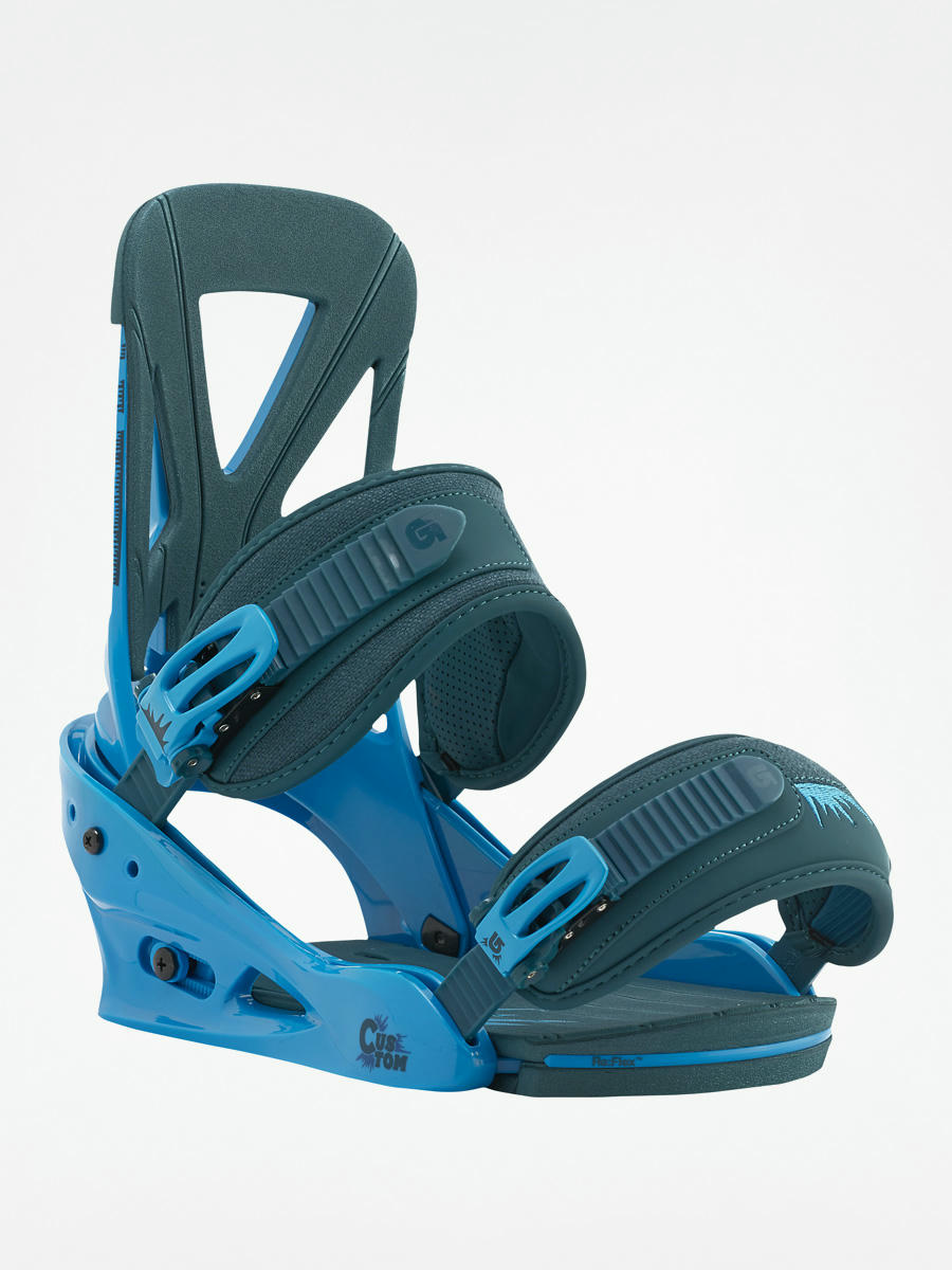 Snowboardov viazanie Burton Custom blue denim