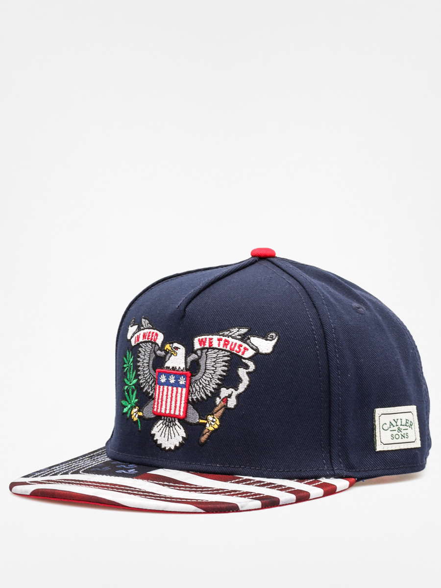 Šiltovka Cayler & Sons Weed Trust Cap ZD (navy/usa)
