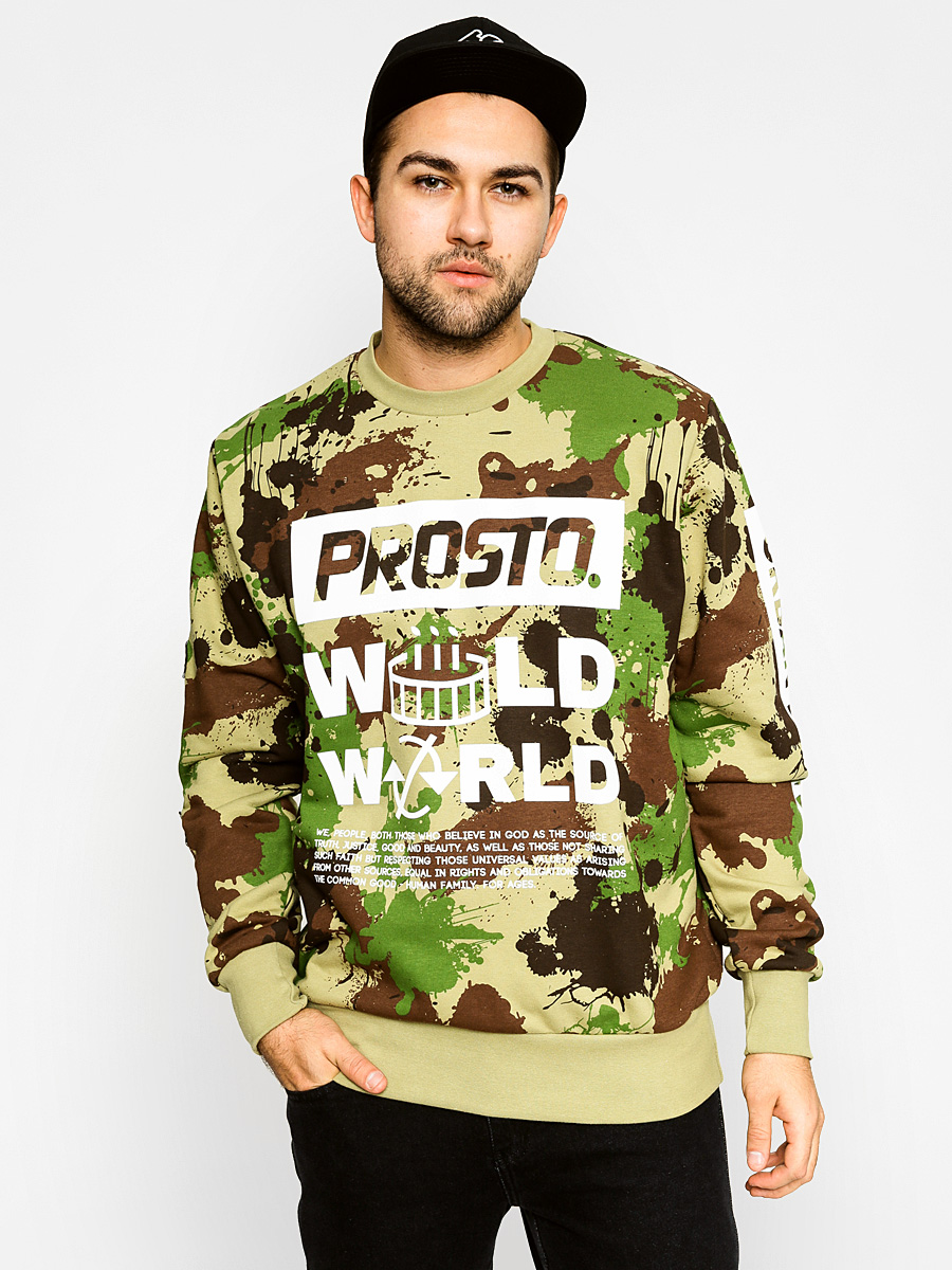 Mikina Prosto Wild World (camo)