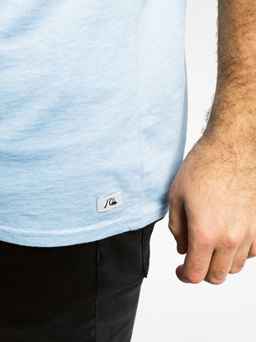 Tričko Quiksilver Baysick (light blue/off white)