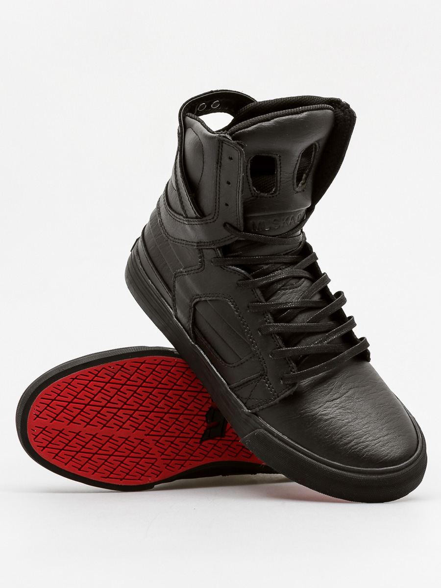 Topánky Supra Skytop II (black/black red) <br />