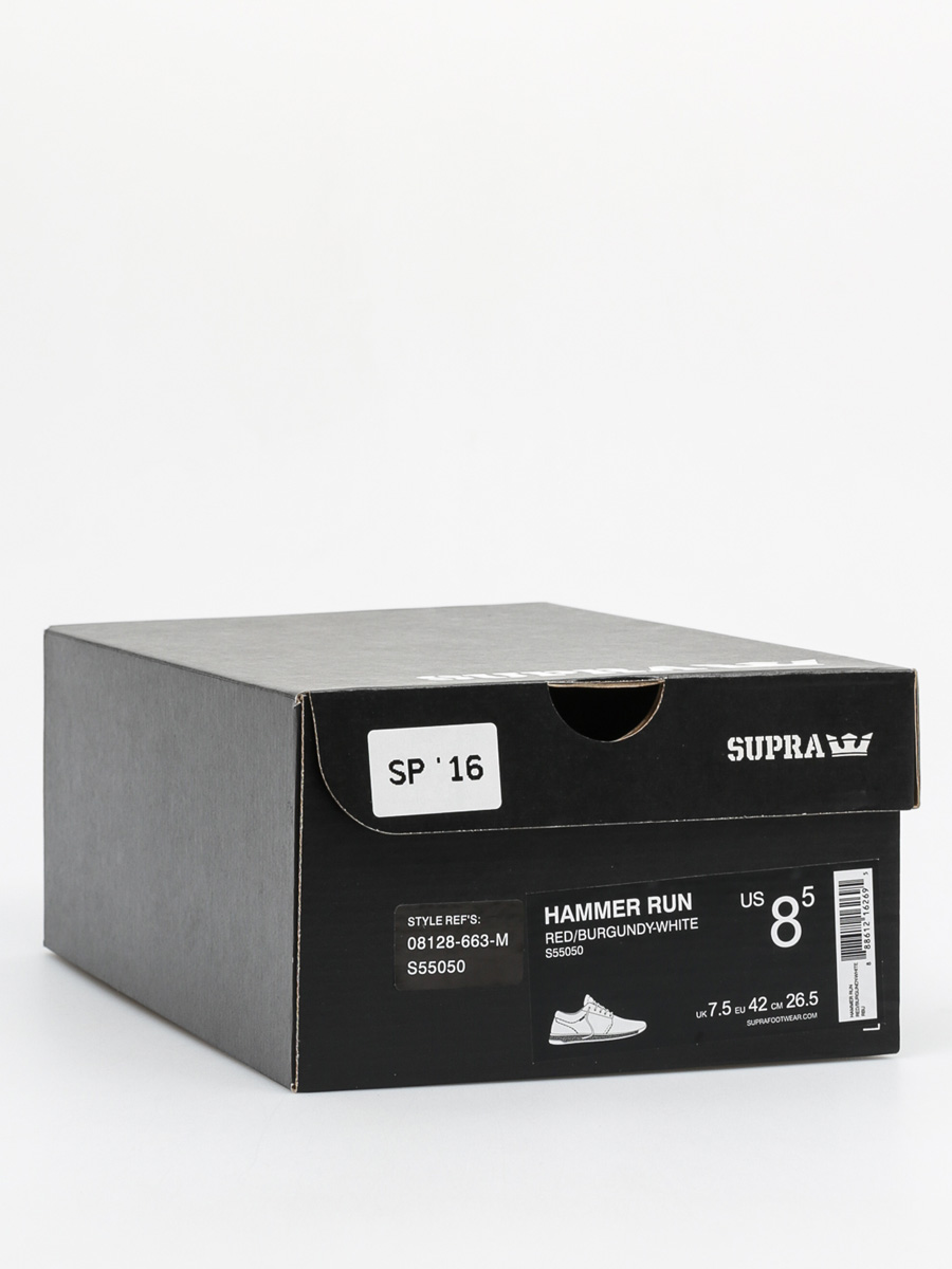 Topánky Supra Hammer Run (red/burgundy white) <br />