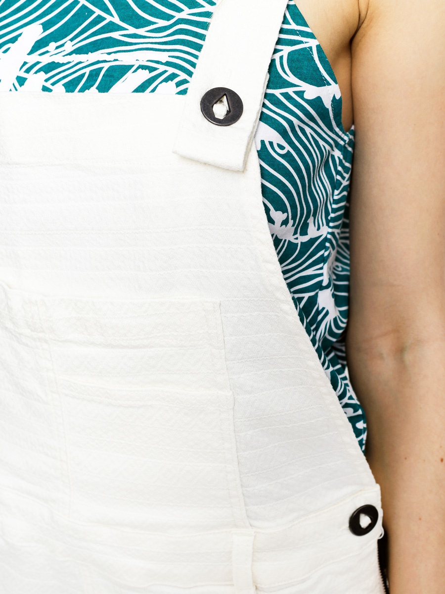 Dámsky Šortky na traky Volcom Vlcm Denim Romper (pnt)