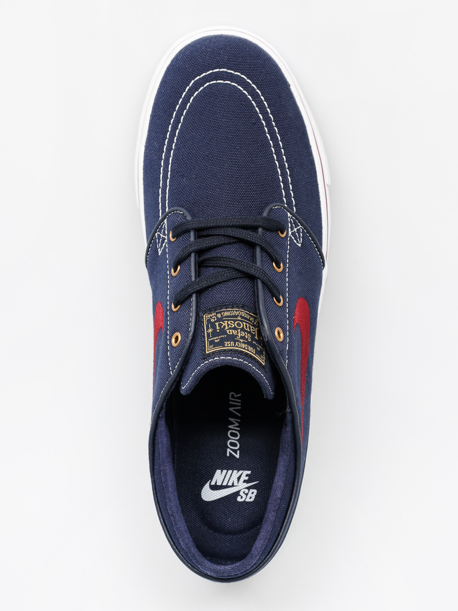 Topánky Nike Zoom Stefan Janoski Cnvs (obsidian/tm rd white mtllc gld)