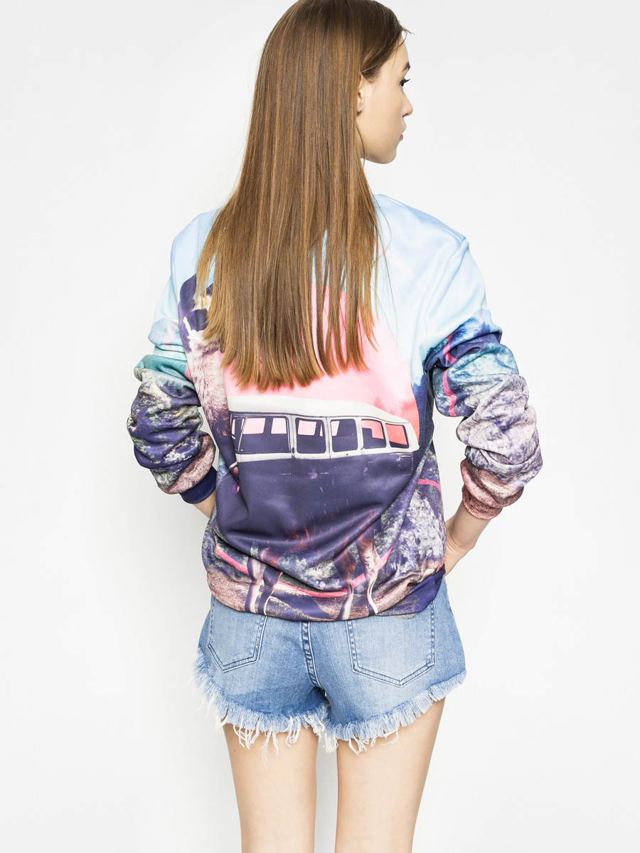 Mikina Mr. Gugu Volkswagen Lama Wmn (blue/pink)