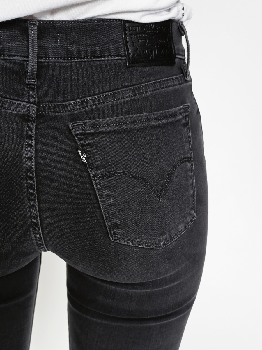 Nohavice Levi's 710 Super Skinny Wmn (black wash)