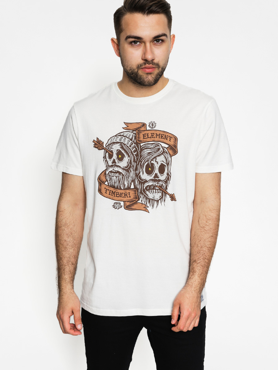 Tričko Element Bygone Brothers (off white)