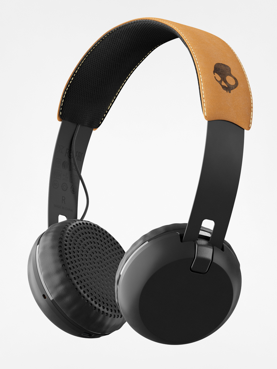 Slúchadlá Skullcandy Gring Wireless (black/black/tan)