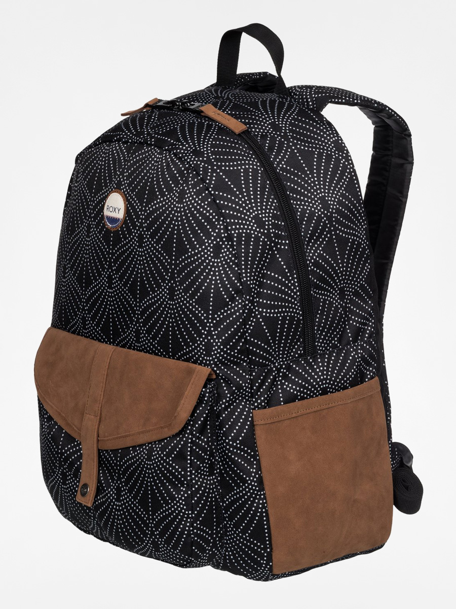 Batoh Roxy Carribean Wmn (black/white/brown)