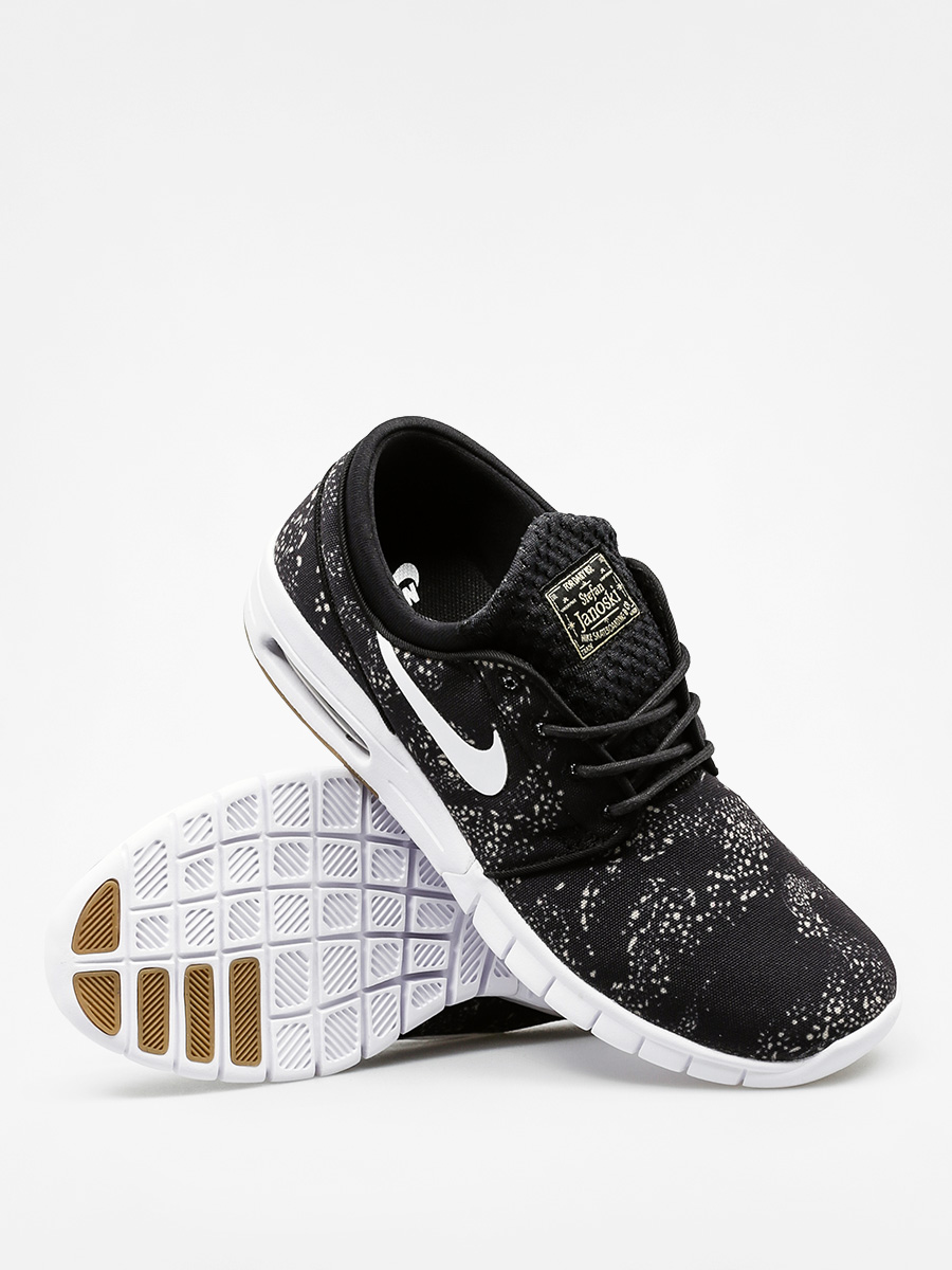 Topánky Nike SB Stefan Janoski Max Prm (blck/wht ntrl olv gm lght brwn)