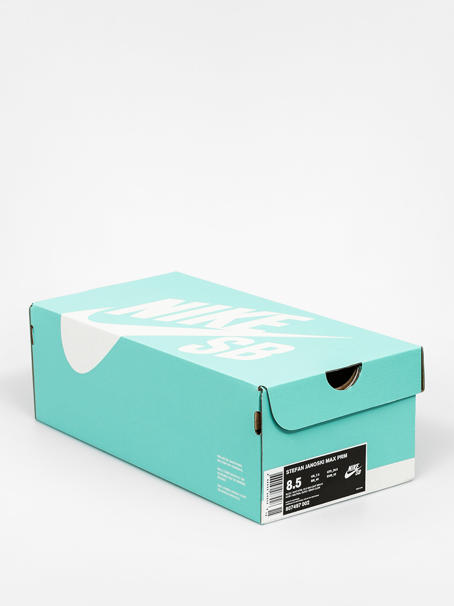 Topánky Nike SB Stefan Janoski Max Prm (blck/wht ntrl olv gm lght brwn)