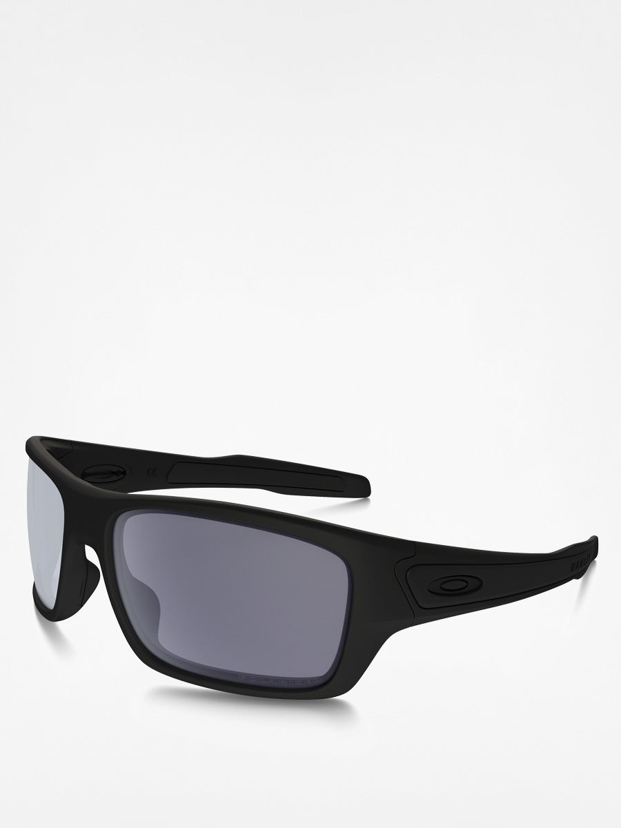Slnečné okuliare Oakley Turbine (matte black/grey polarized)